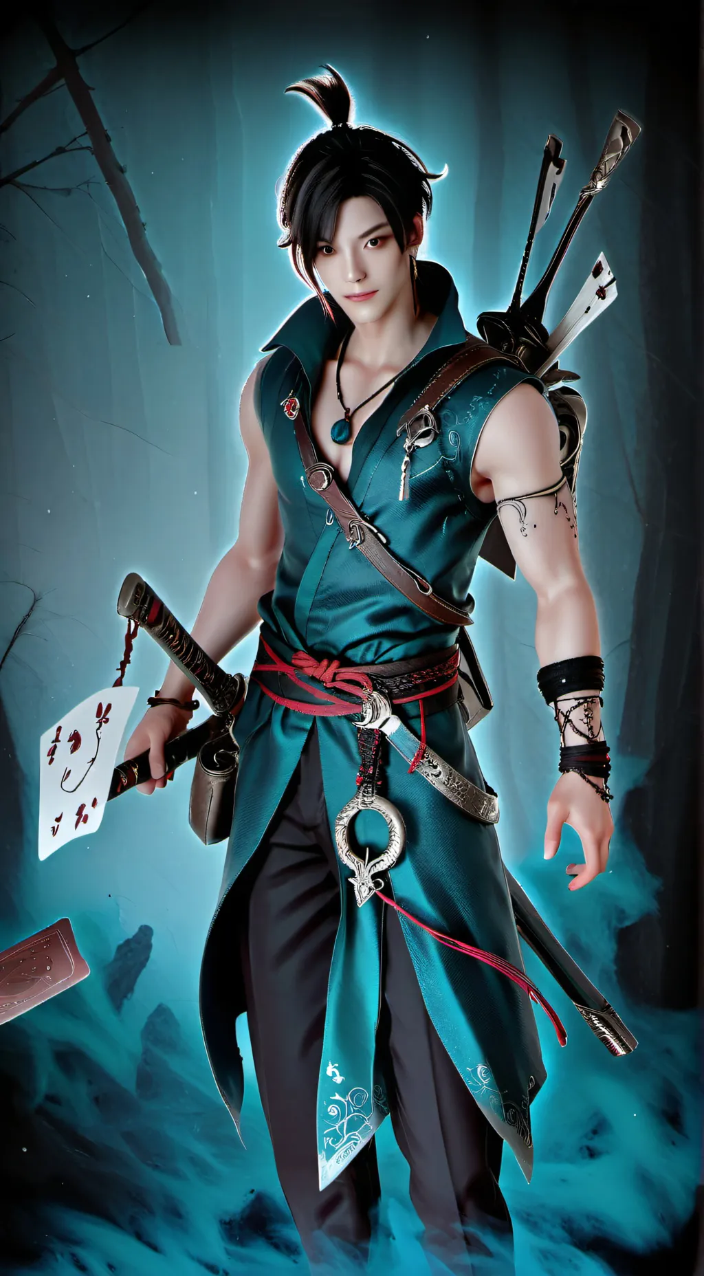 ai character: king shafiq background