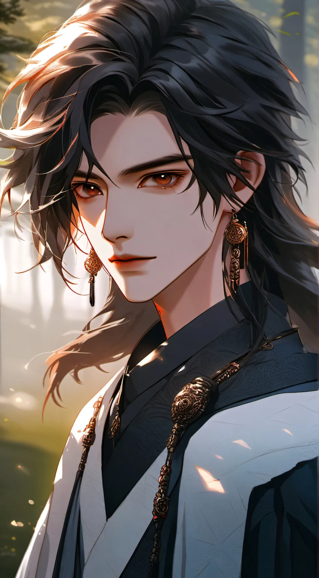 ai character: Xander  background