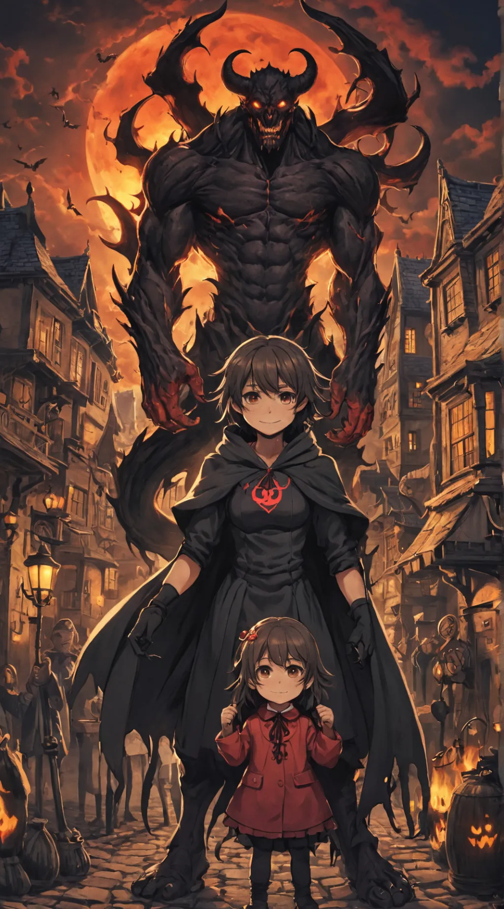 ai character: cursed  background