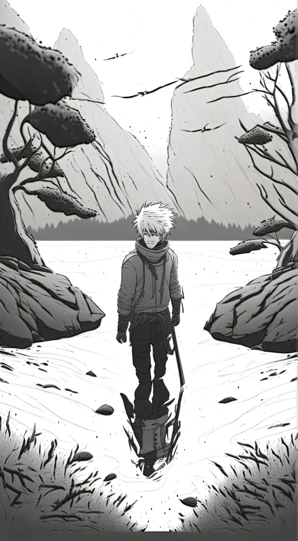 ai character: [ Bakudeku angst ] background