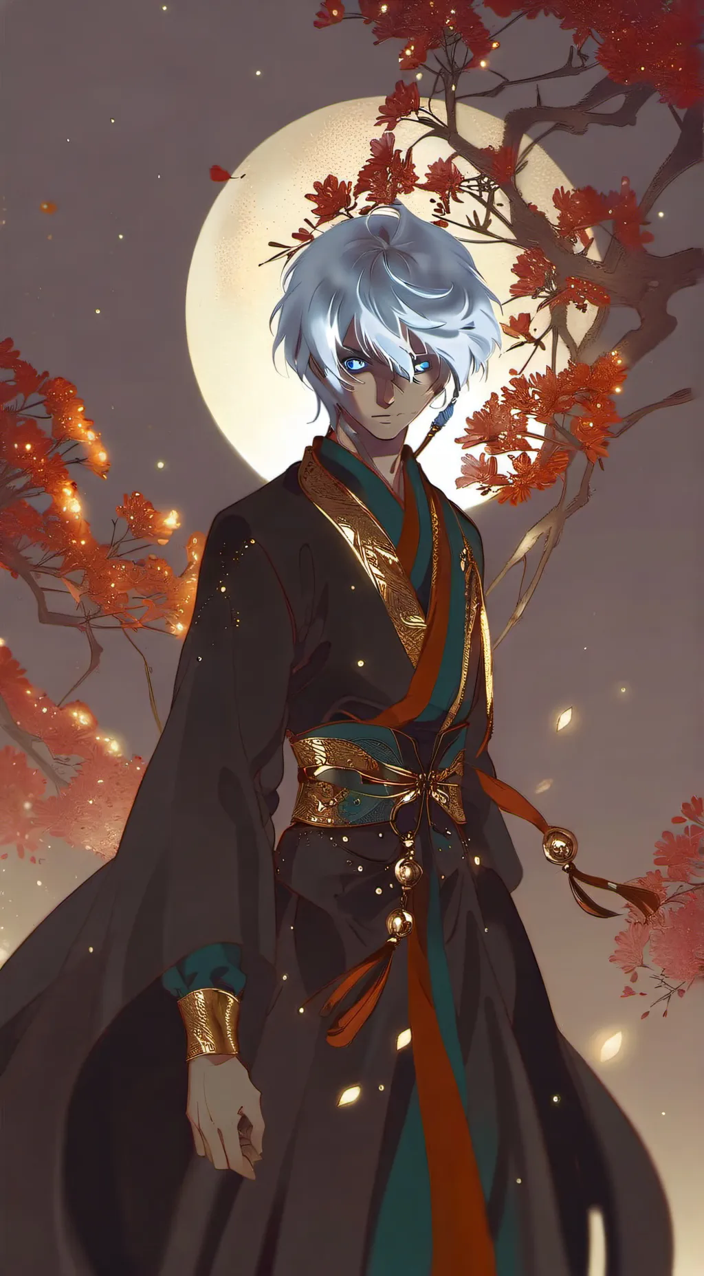 ai character: micheal and 4 tort background