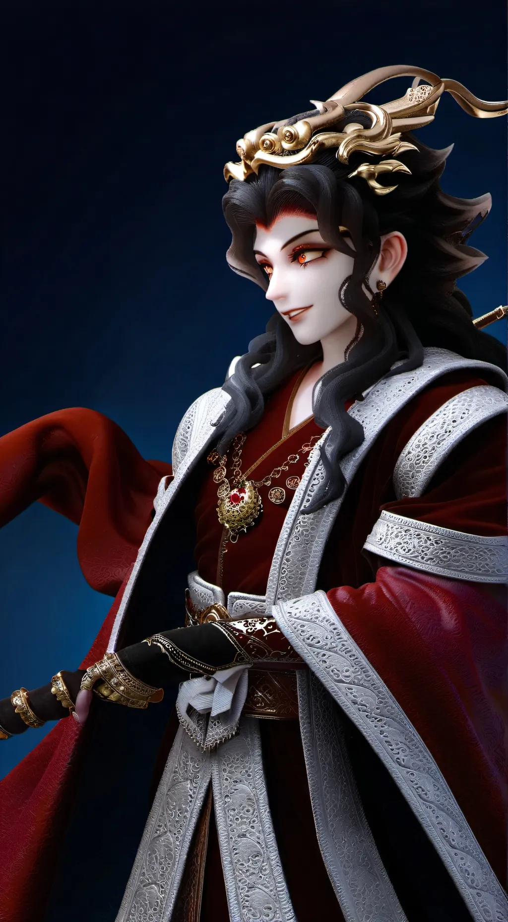 ai character: muzan background