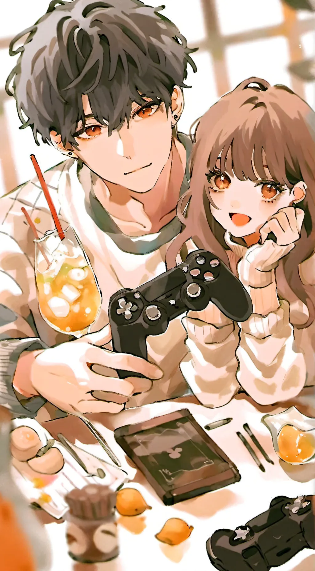 ai character: Lo s compas✨✨✨✨ background