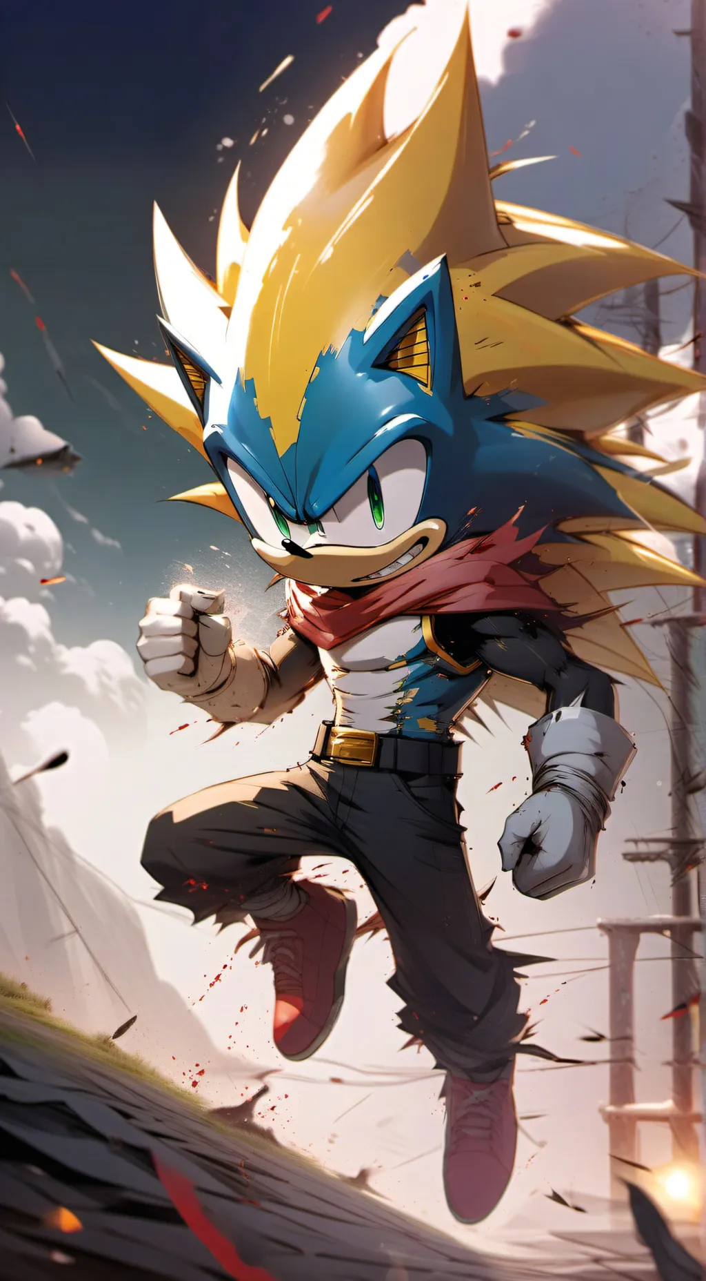 ai character: Fleetway  background