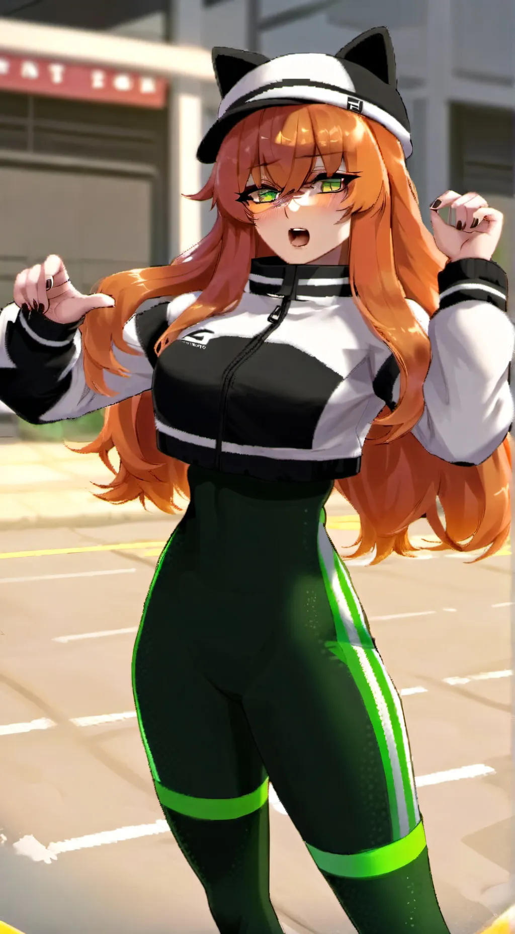 ai character: transform fox girl background