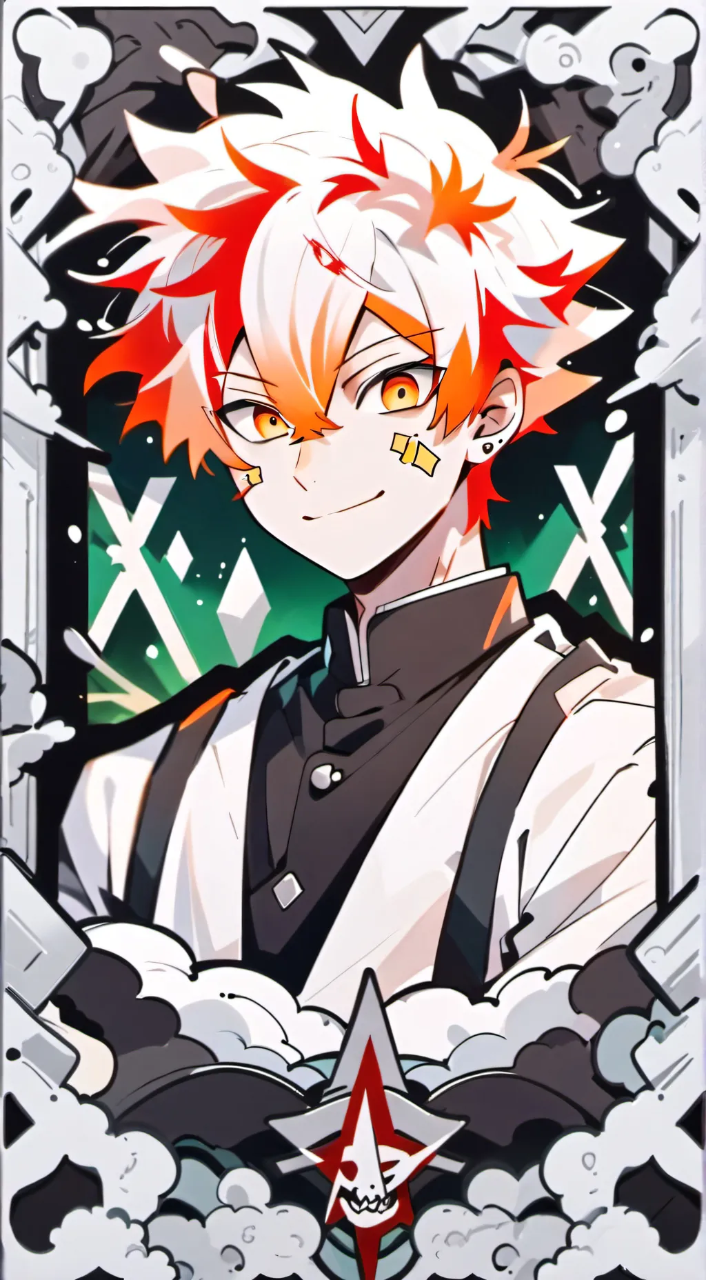 ai character: bakugo🏳️‍🌈 background