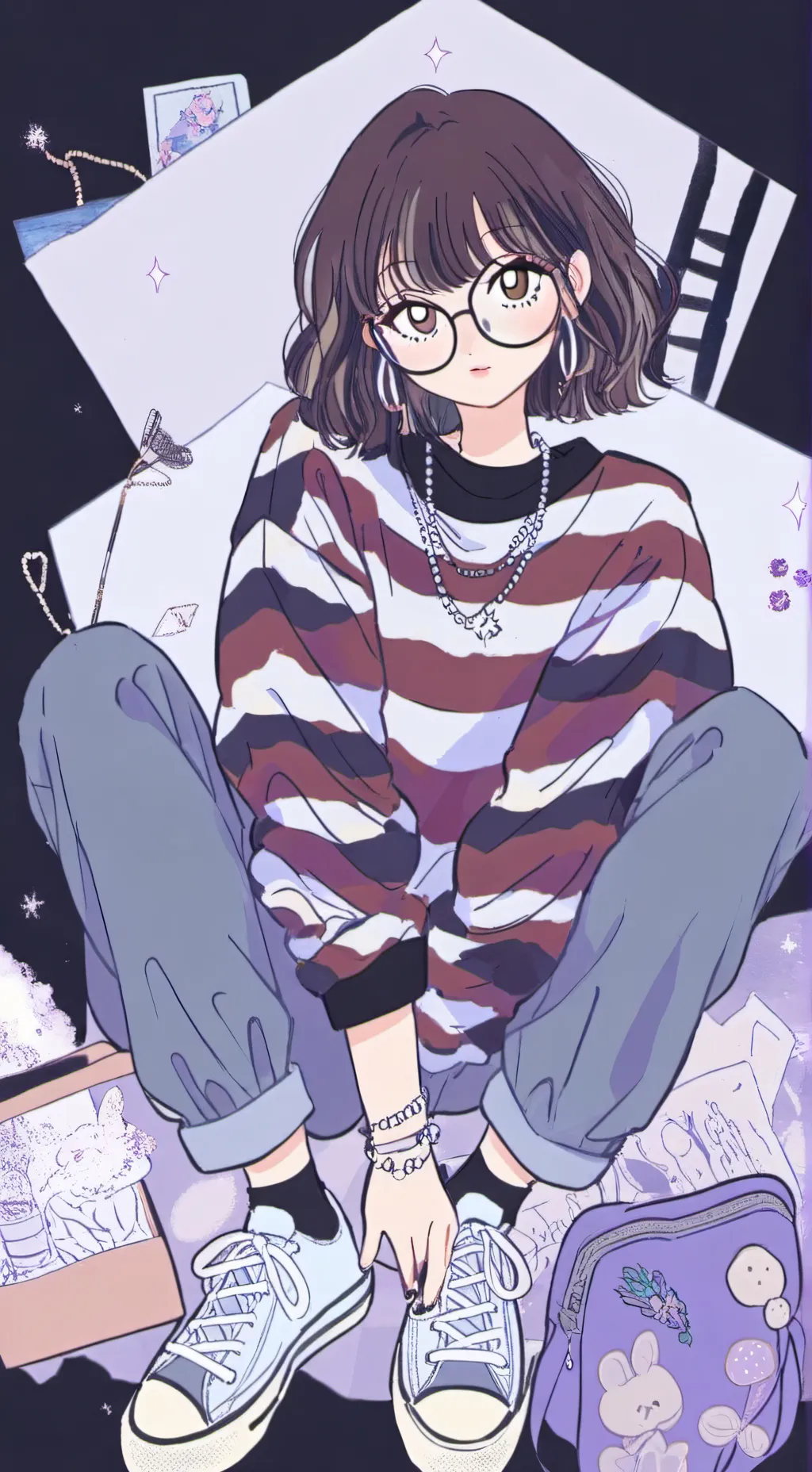 ai character: 🦇 Xia//Asher 🦇 background