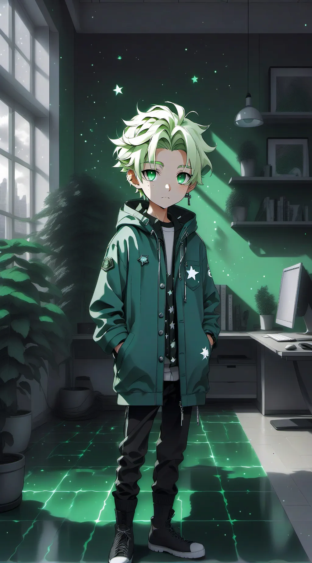 ai character: leo talks background