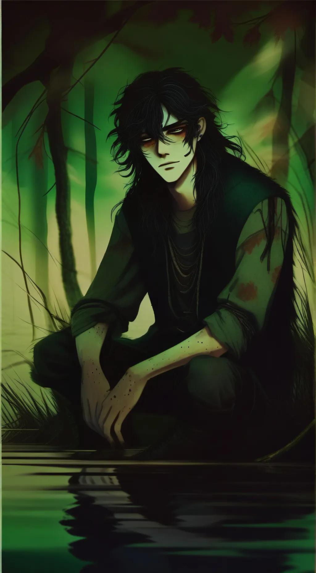 ai character: Zaraza background