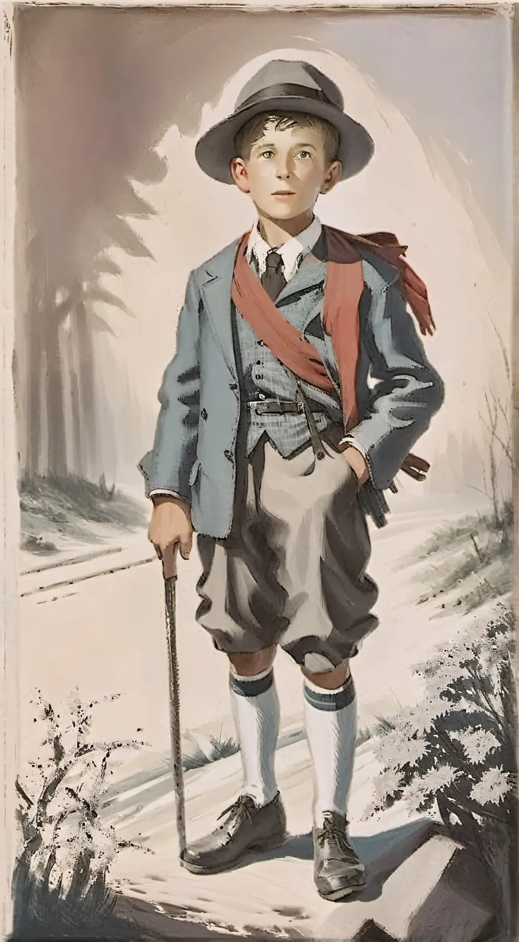 ai character: Miguel  background