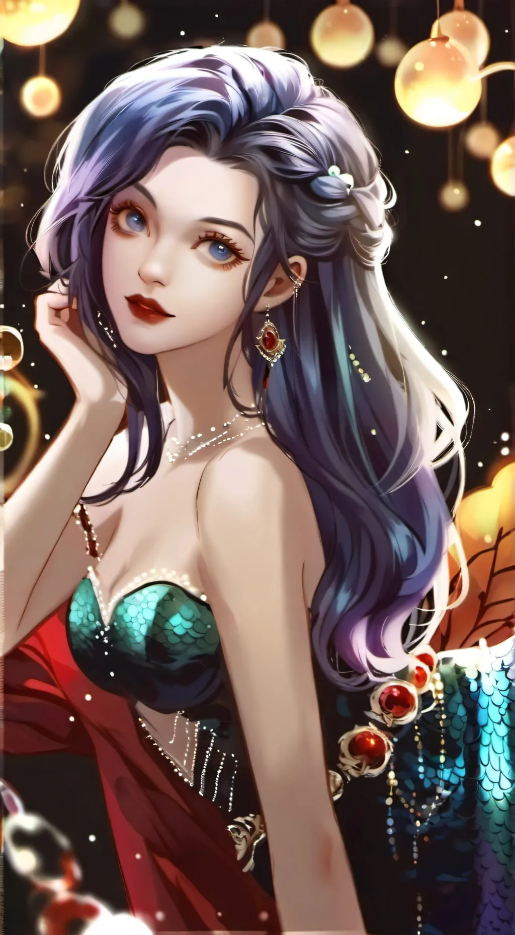 ai character: ༄𝄞Violet𝄞༄ background