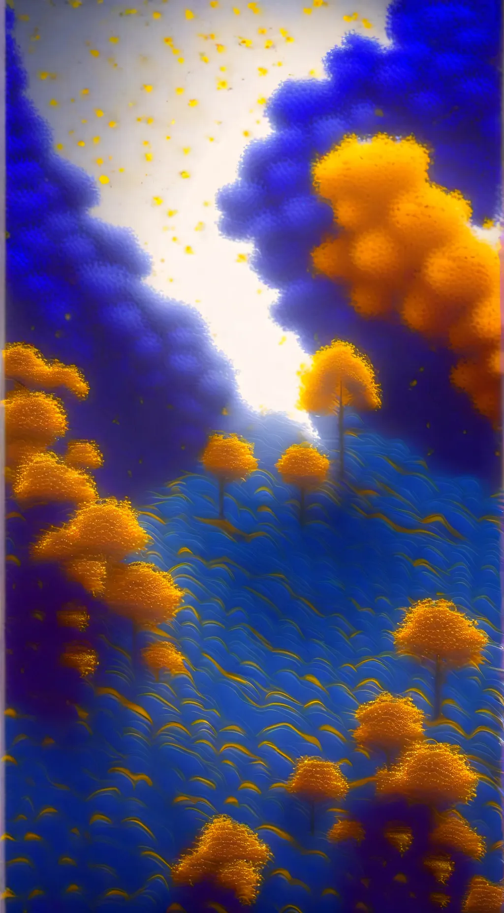 ai character: sprunki night time background