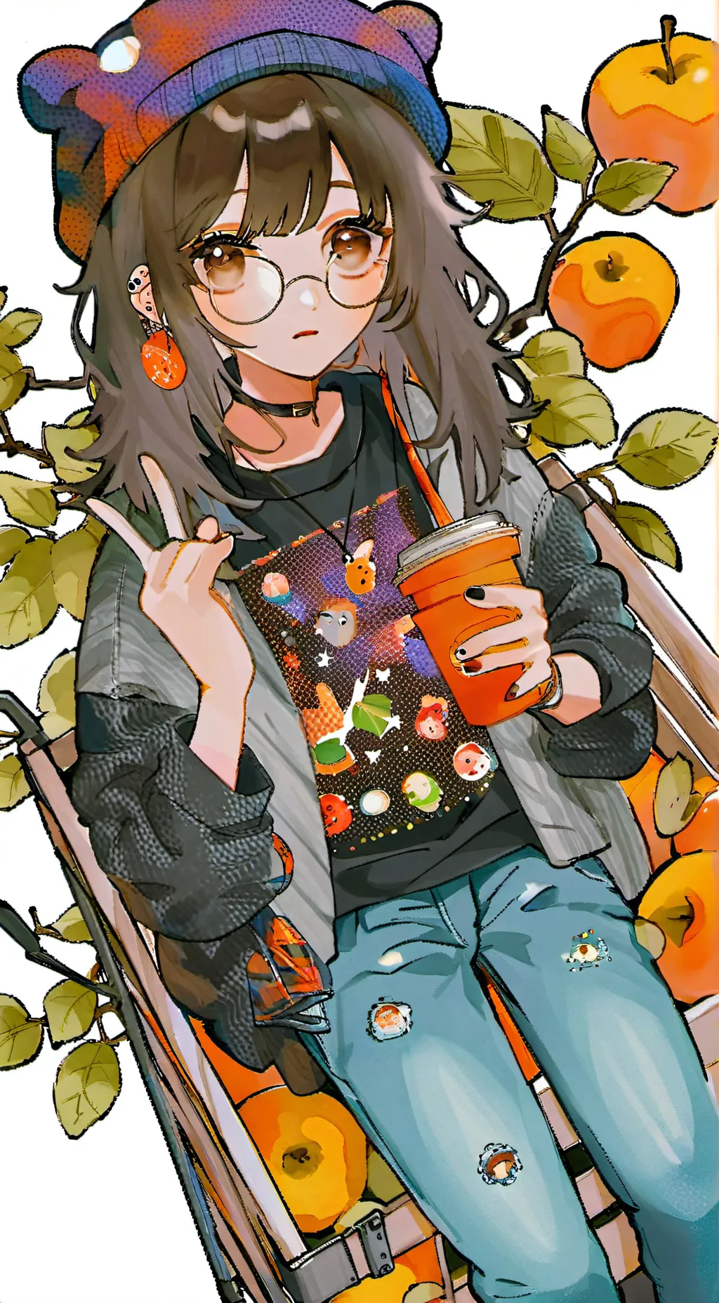 ai character: Meee!!!! :3 background