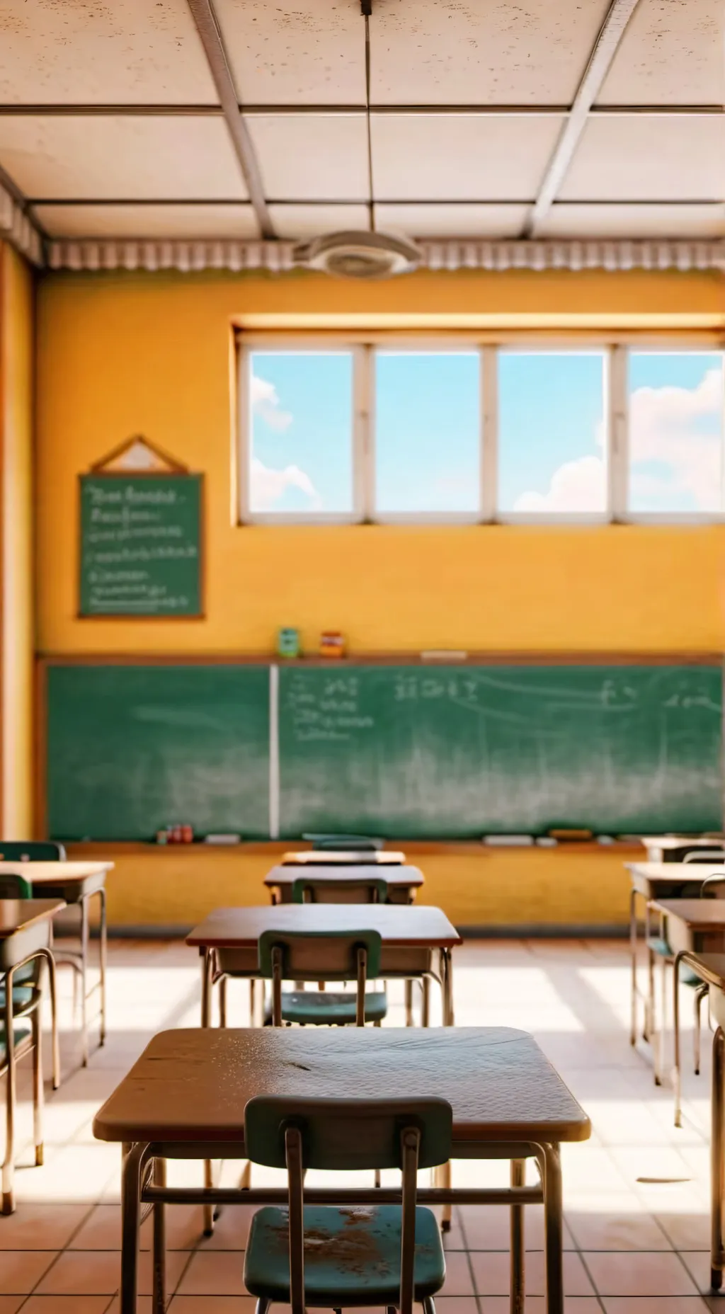 ai character: School background