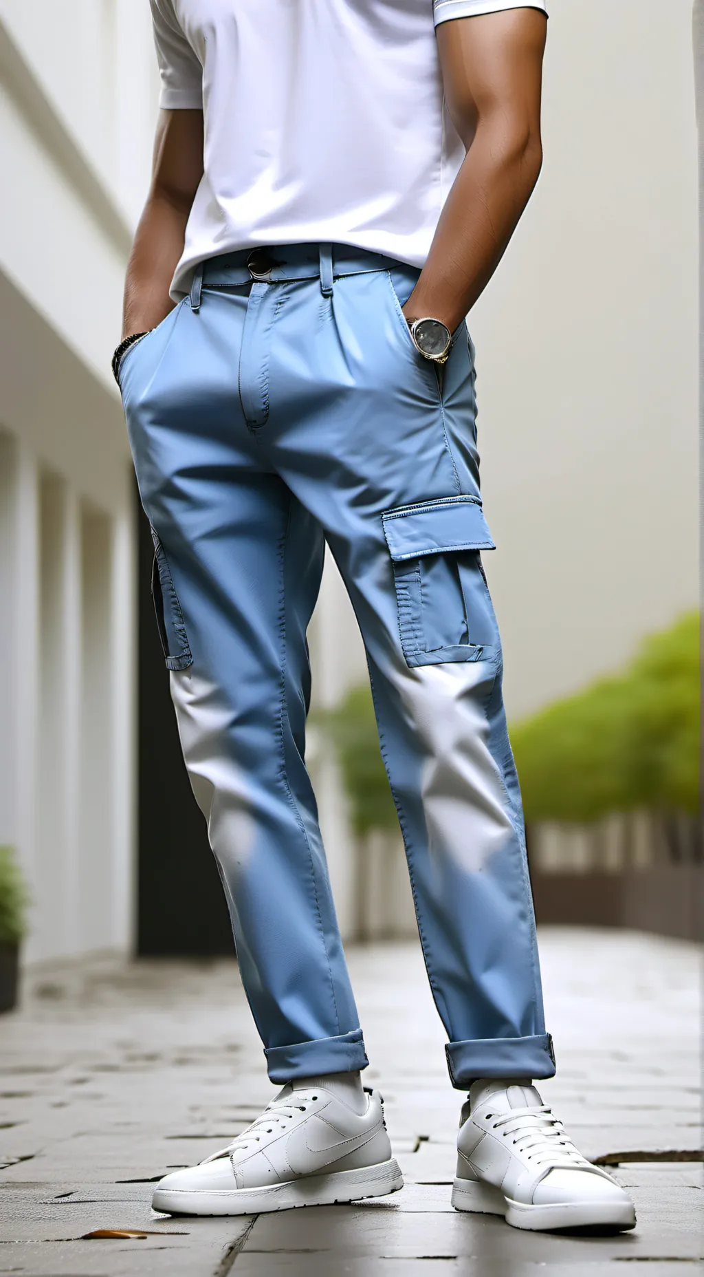 ai character: Tiend de black background