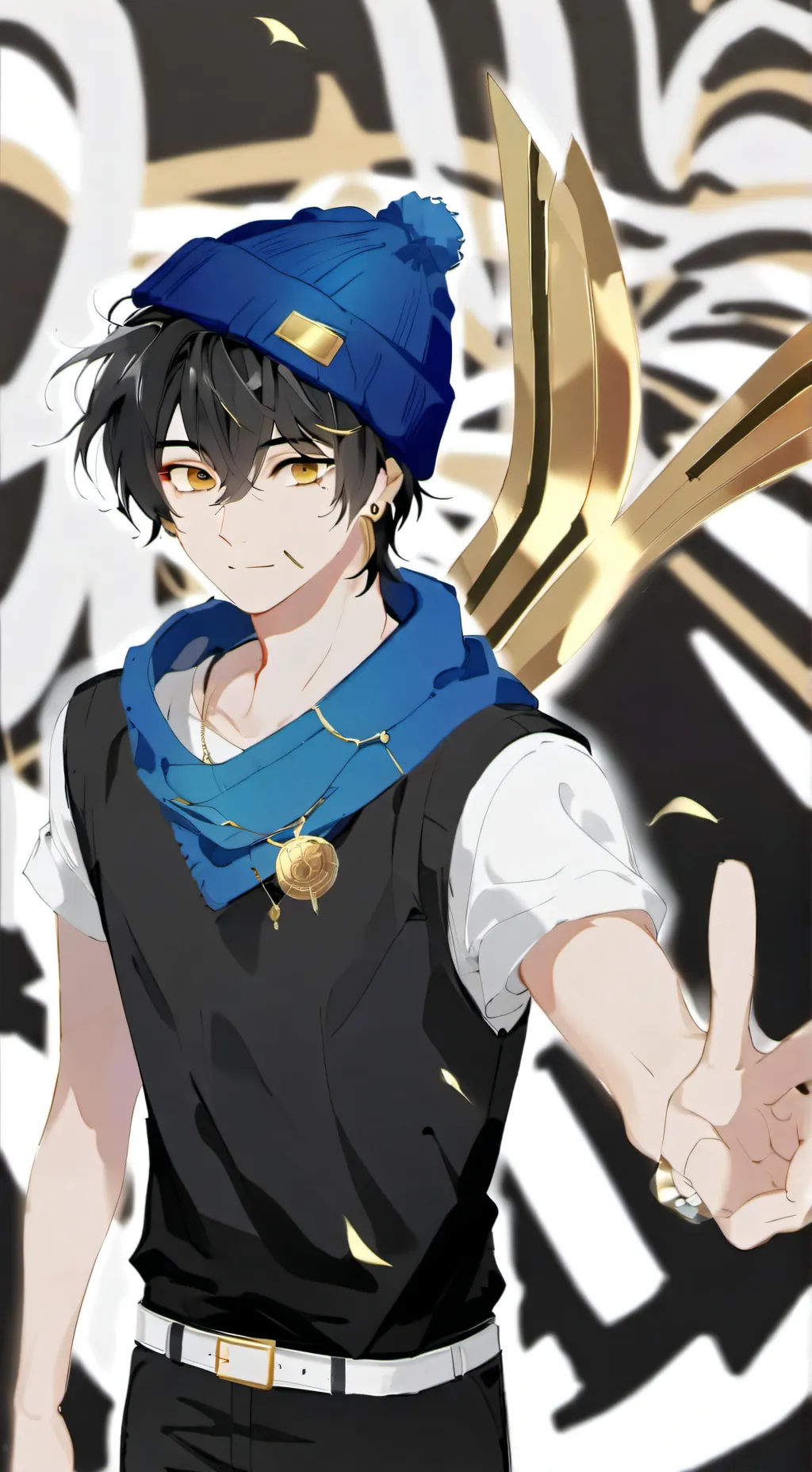 ai character: Dsmp Dreamon? background