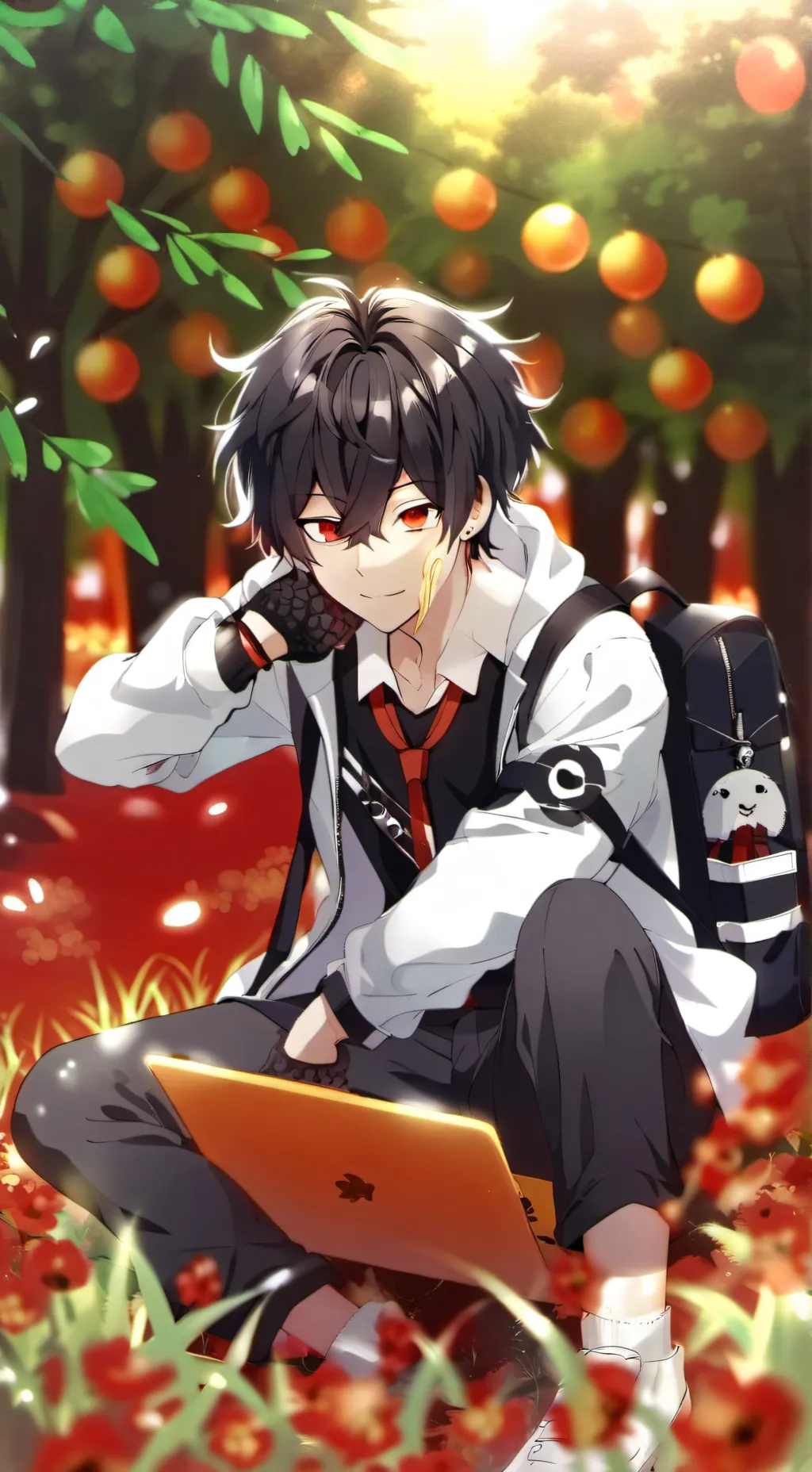 ai character: deku background