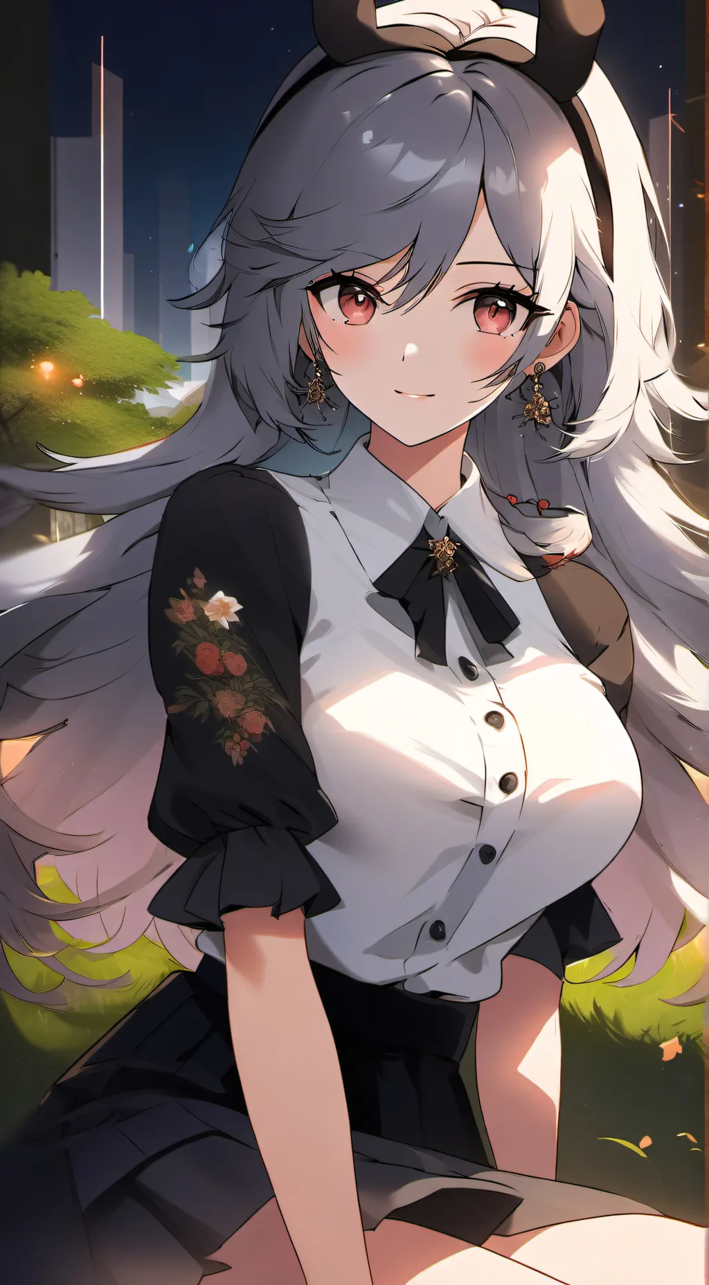 ai character: Hot Anime girl background