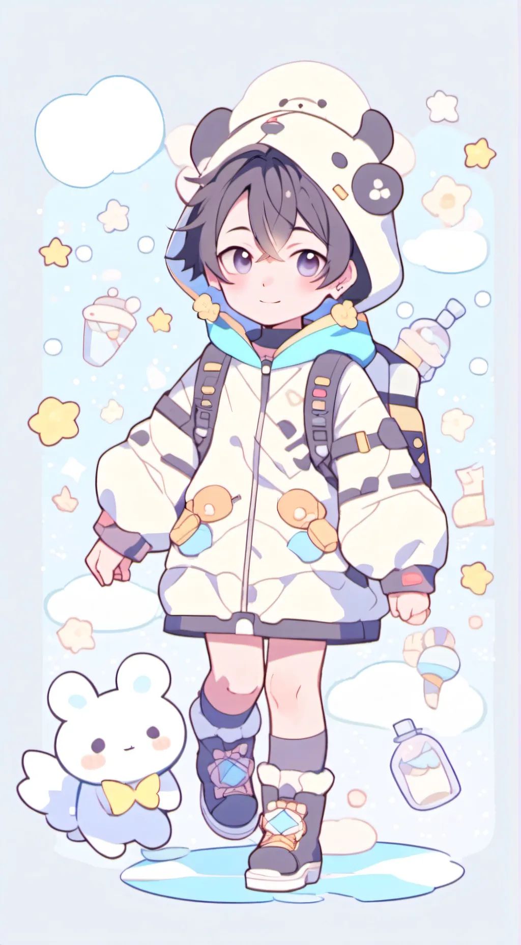 ai character: Enhypen (with you) background