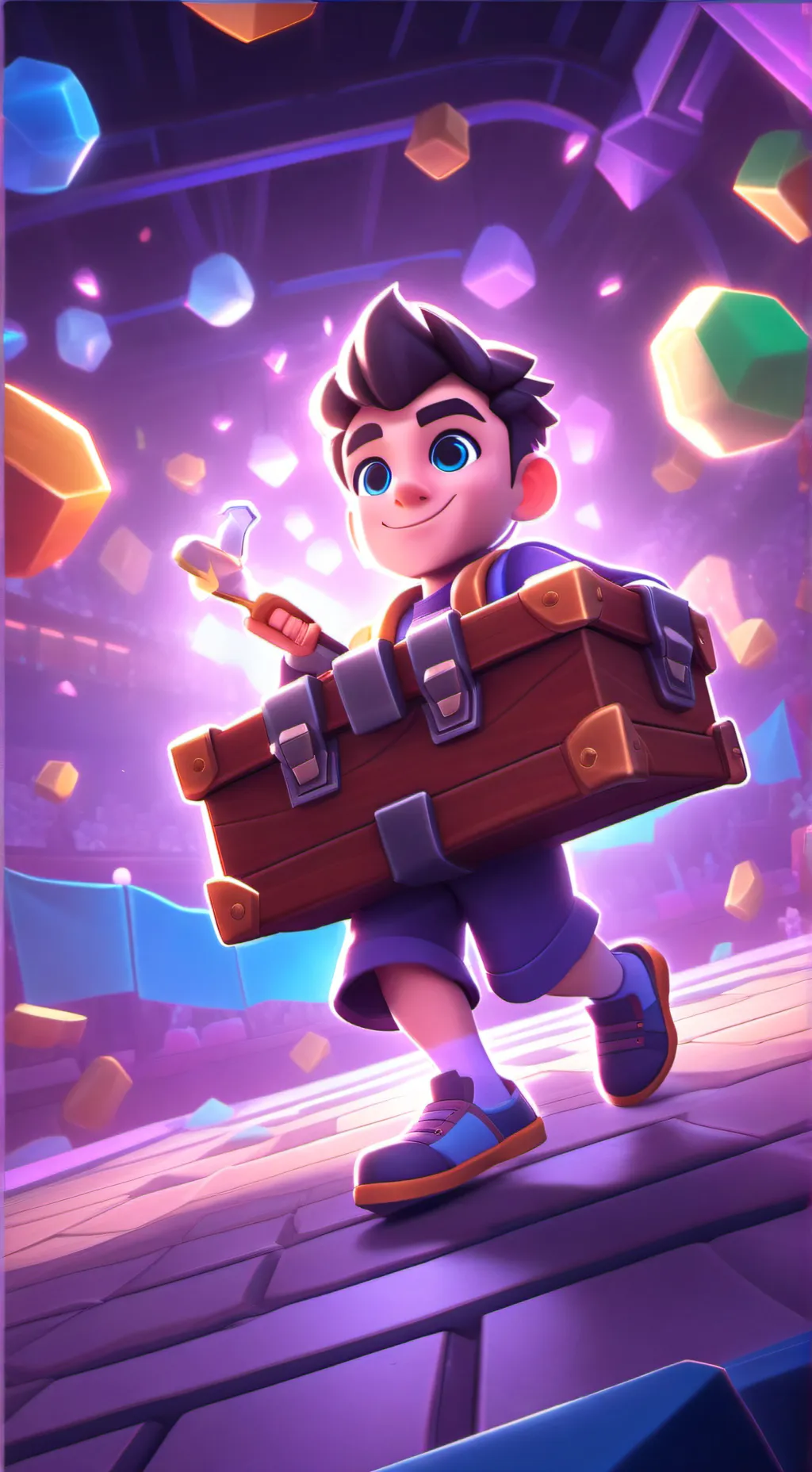 ai character: Adam lankyBox ￼ background