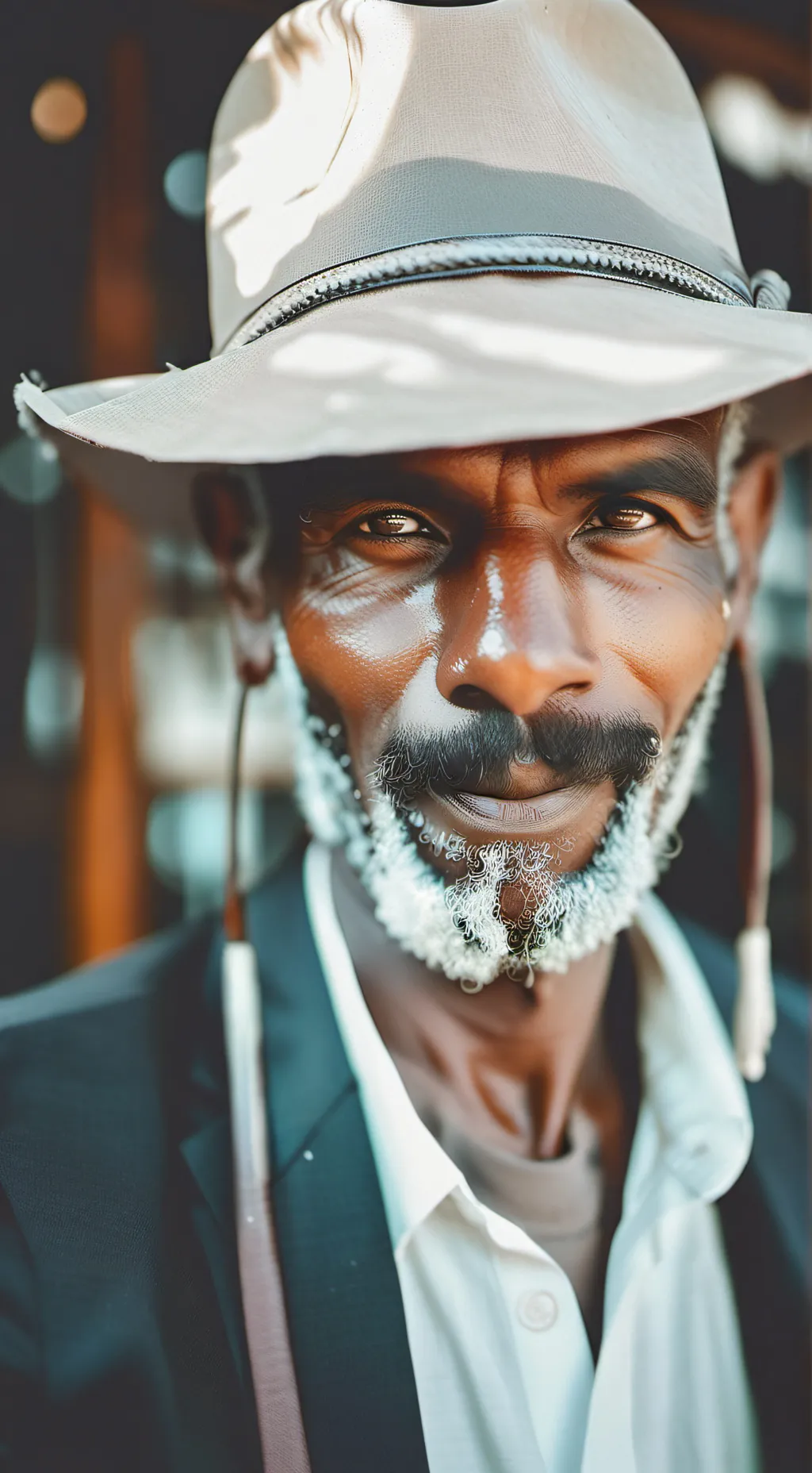 ai character: HOLAS que tal esta background