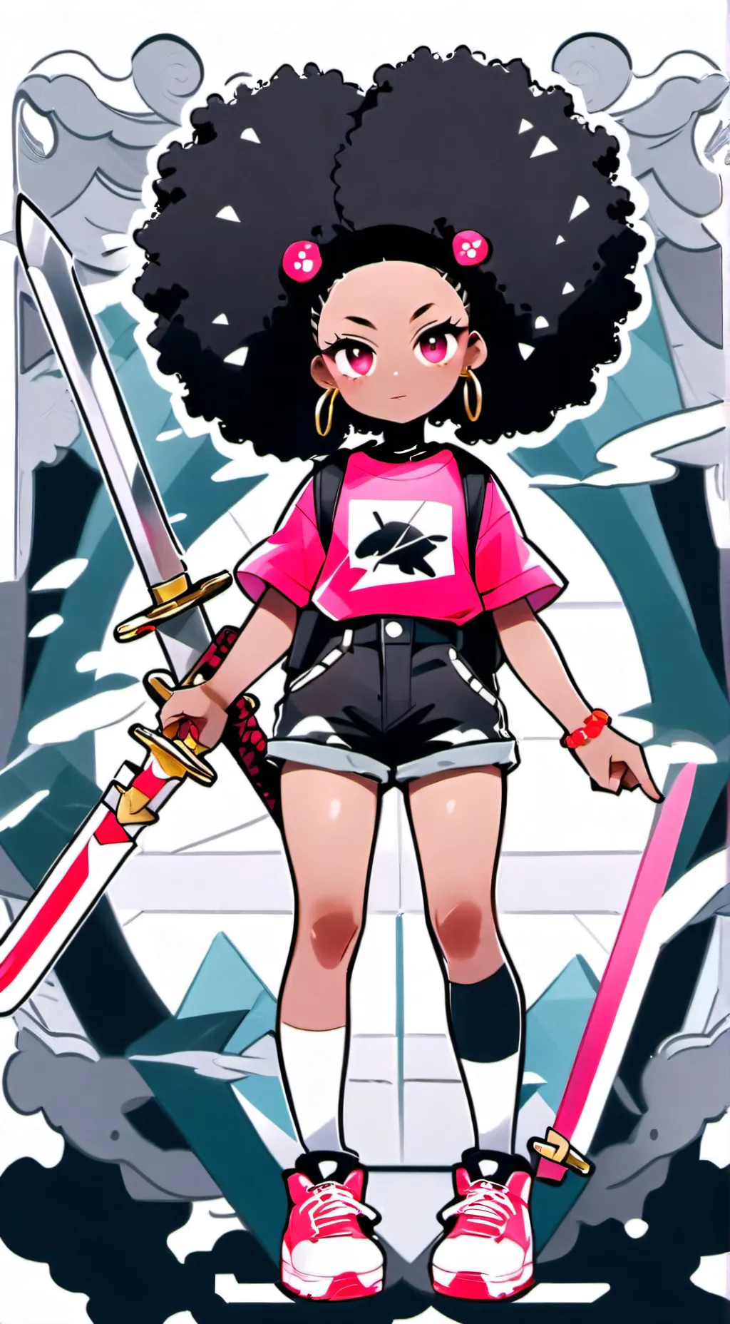 ai character: Hantengu clones  background