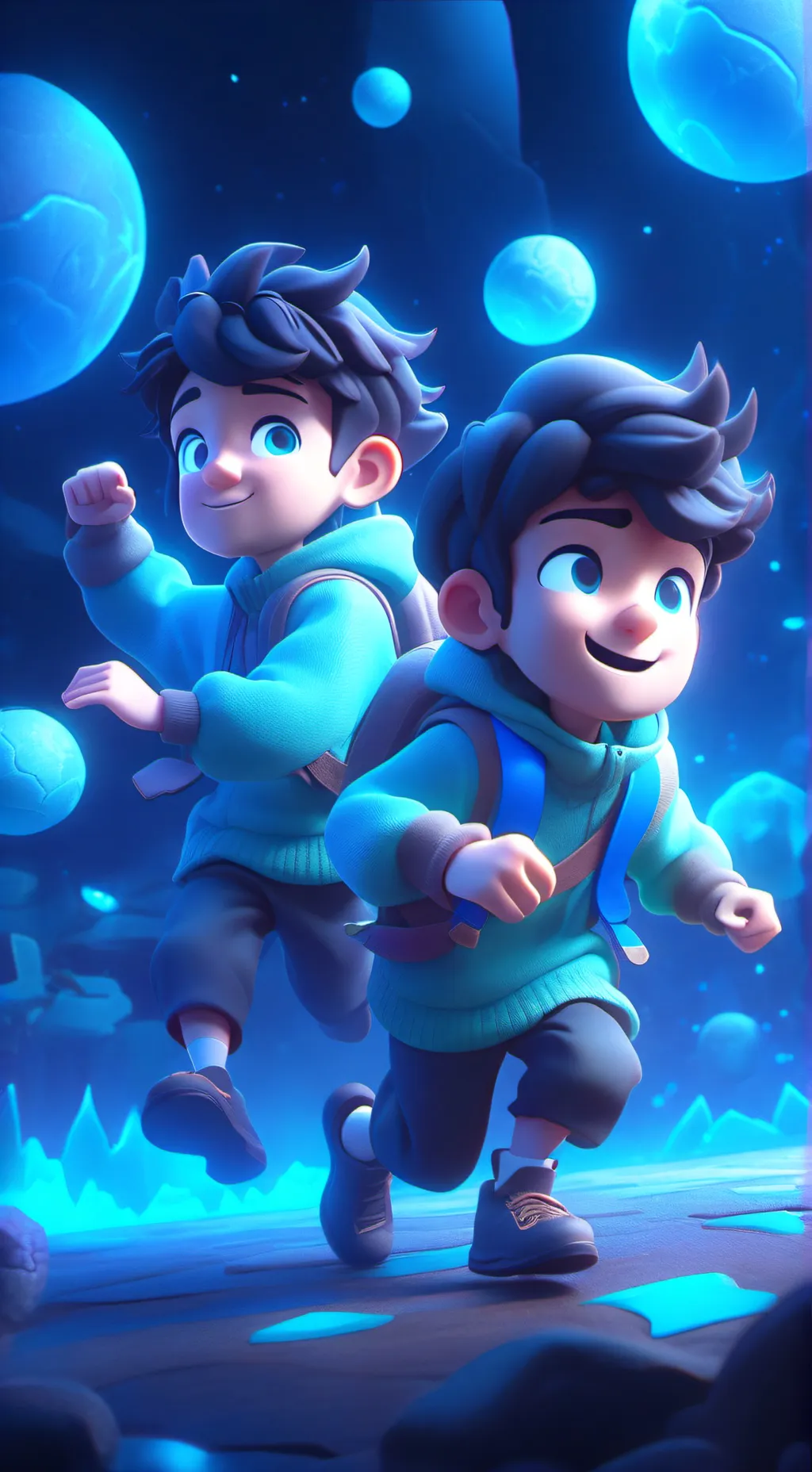 ai character: Nova and cam background