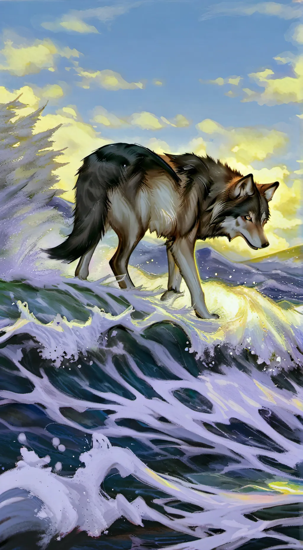 ai character: mha trip background