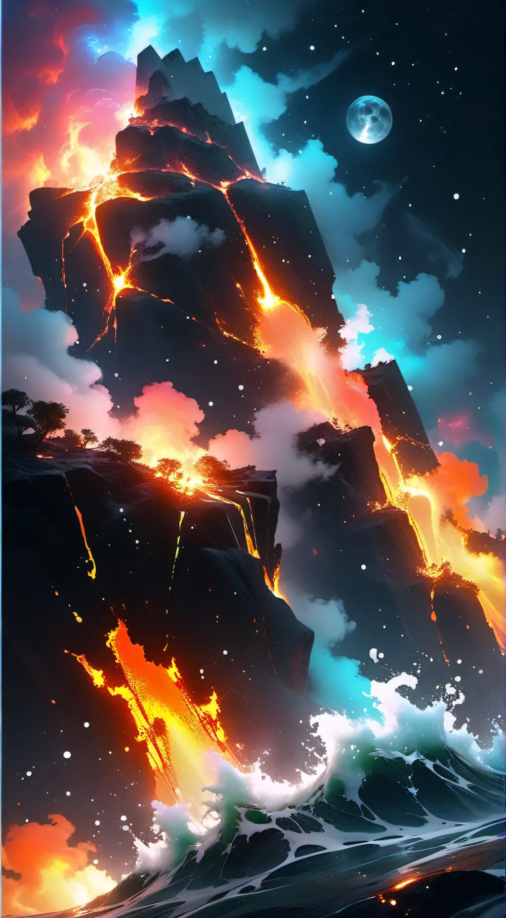 ai character: floor is lava dw background