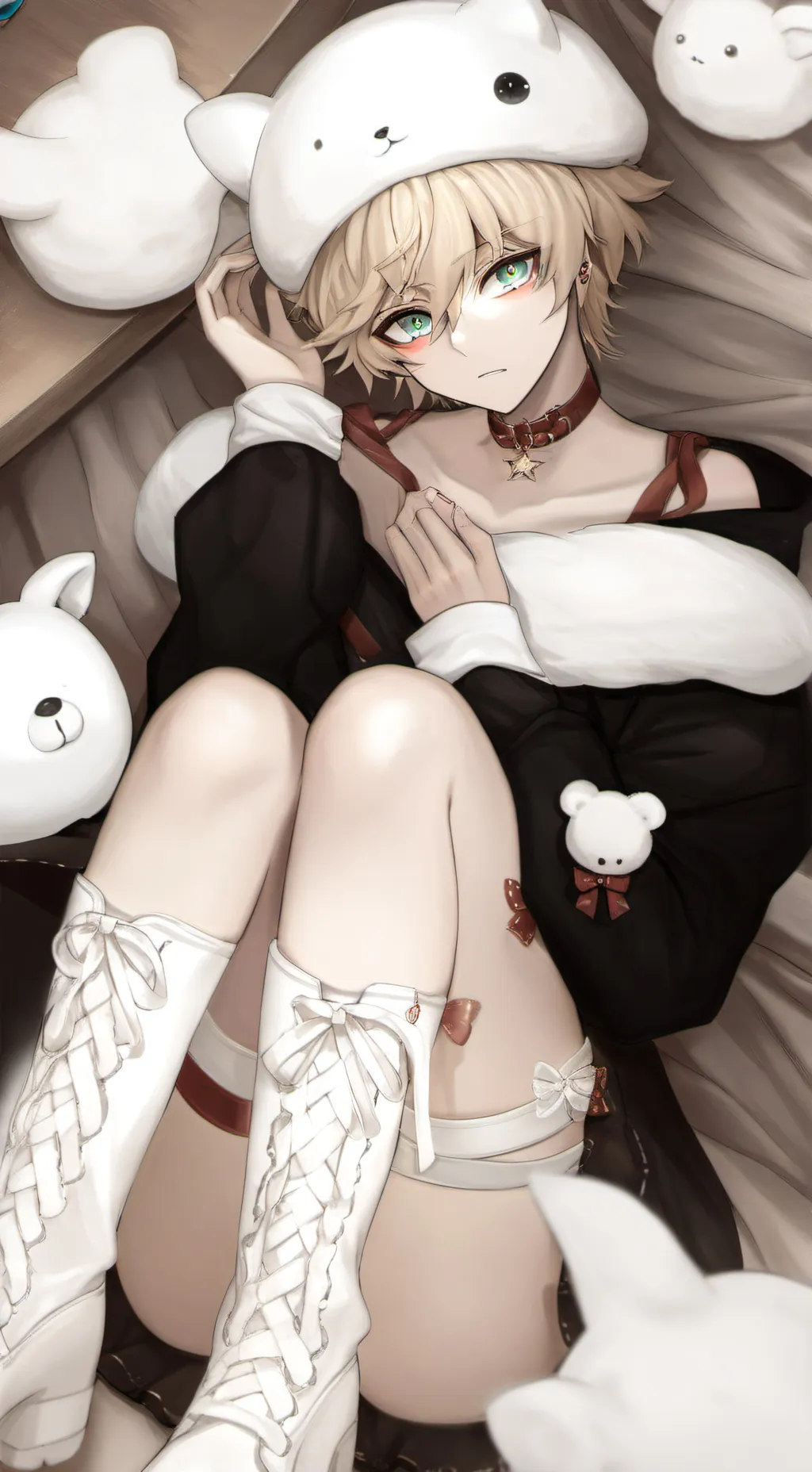 ai character: bakugo yandra background