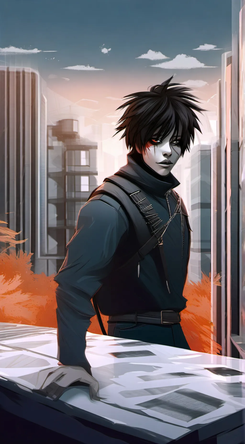 ai character: laughing Jack background