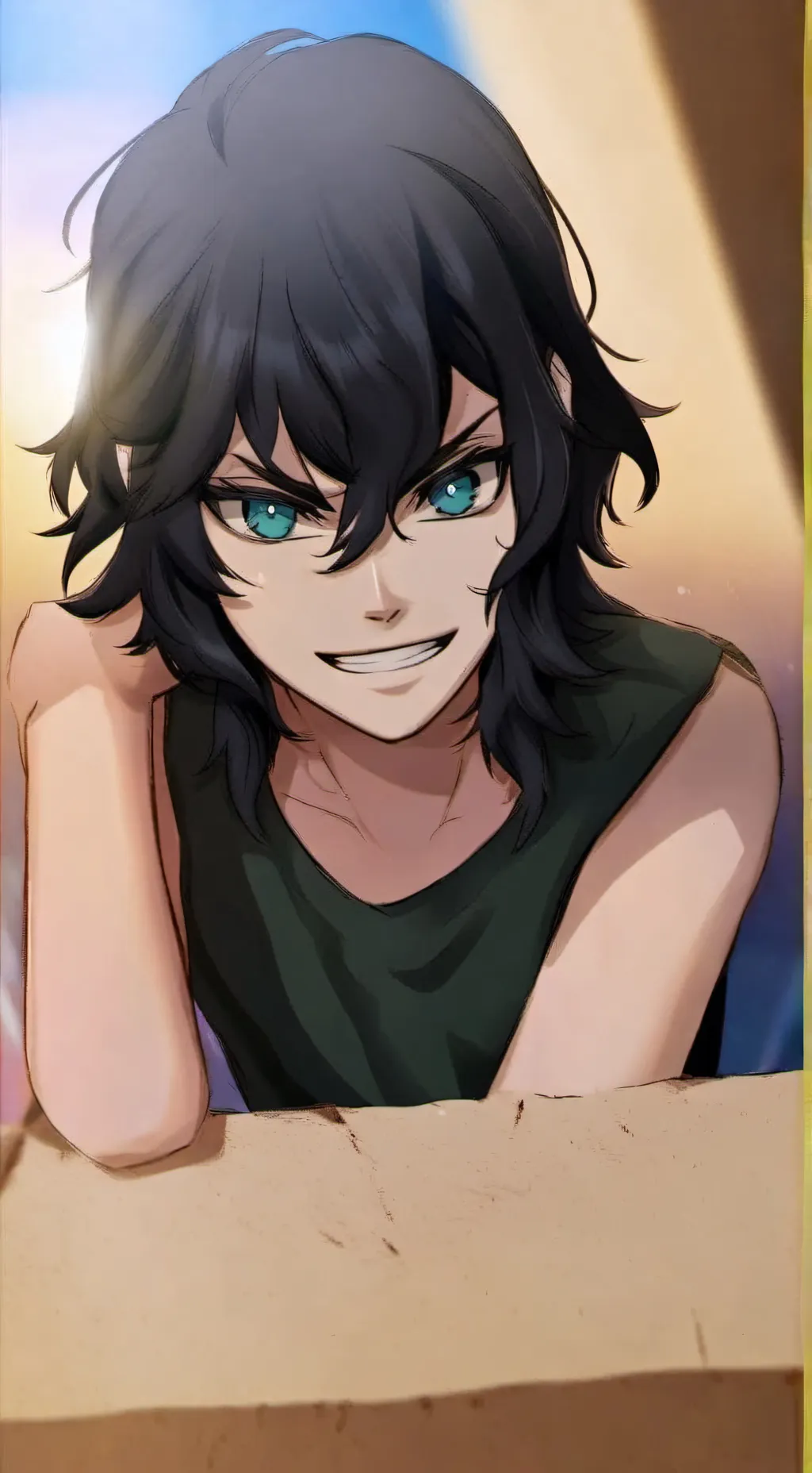 ai character: inosuke background