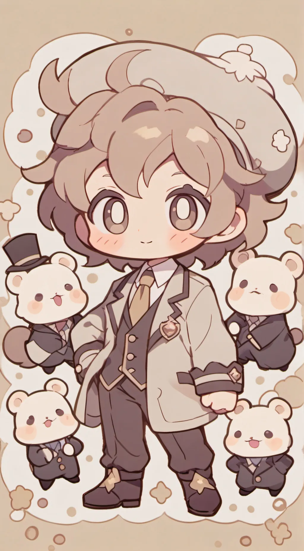 ai character: "Dandy's world" background