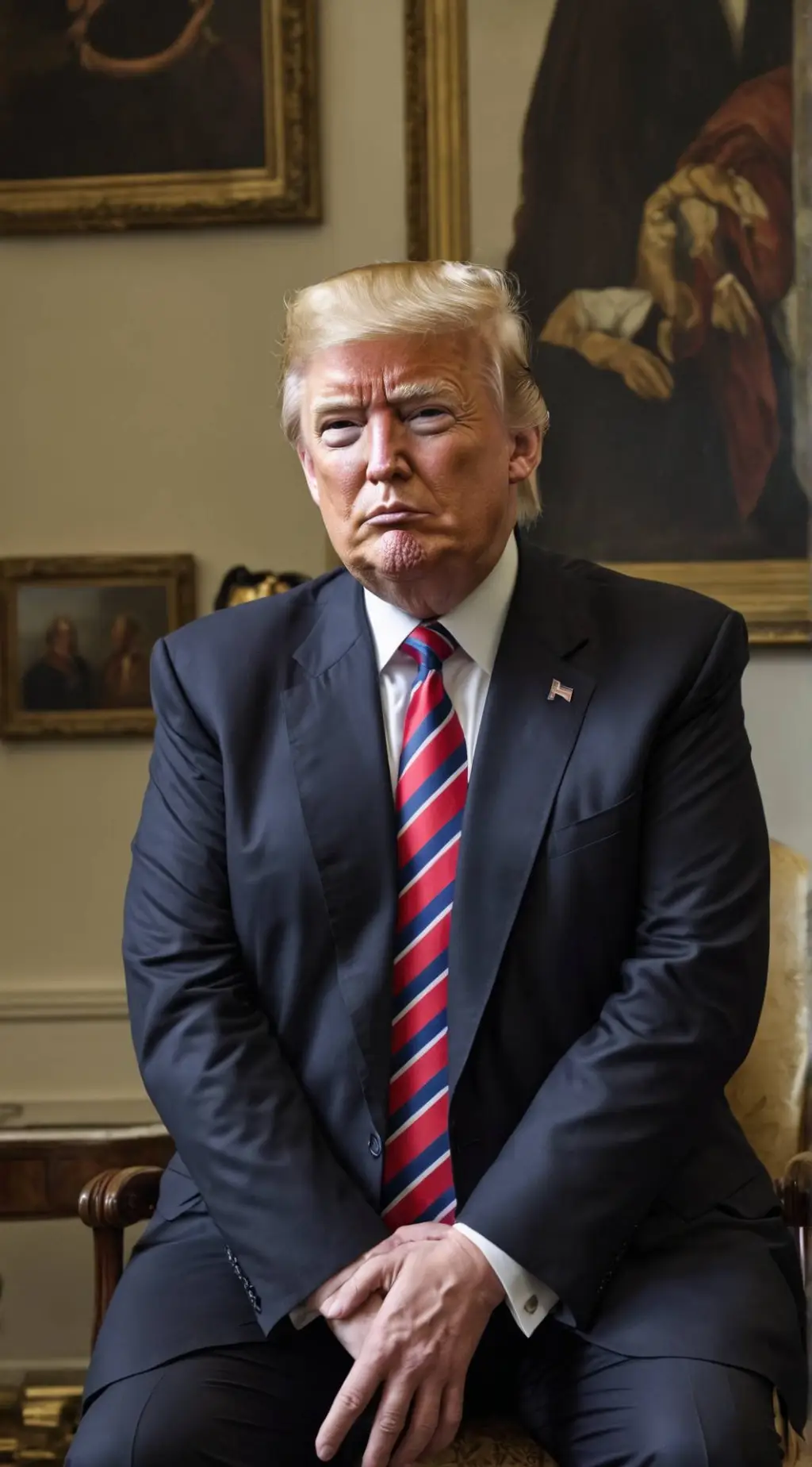 ai character: Donal Trump background