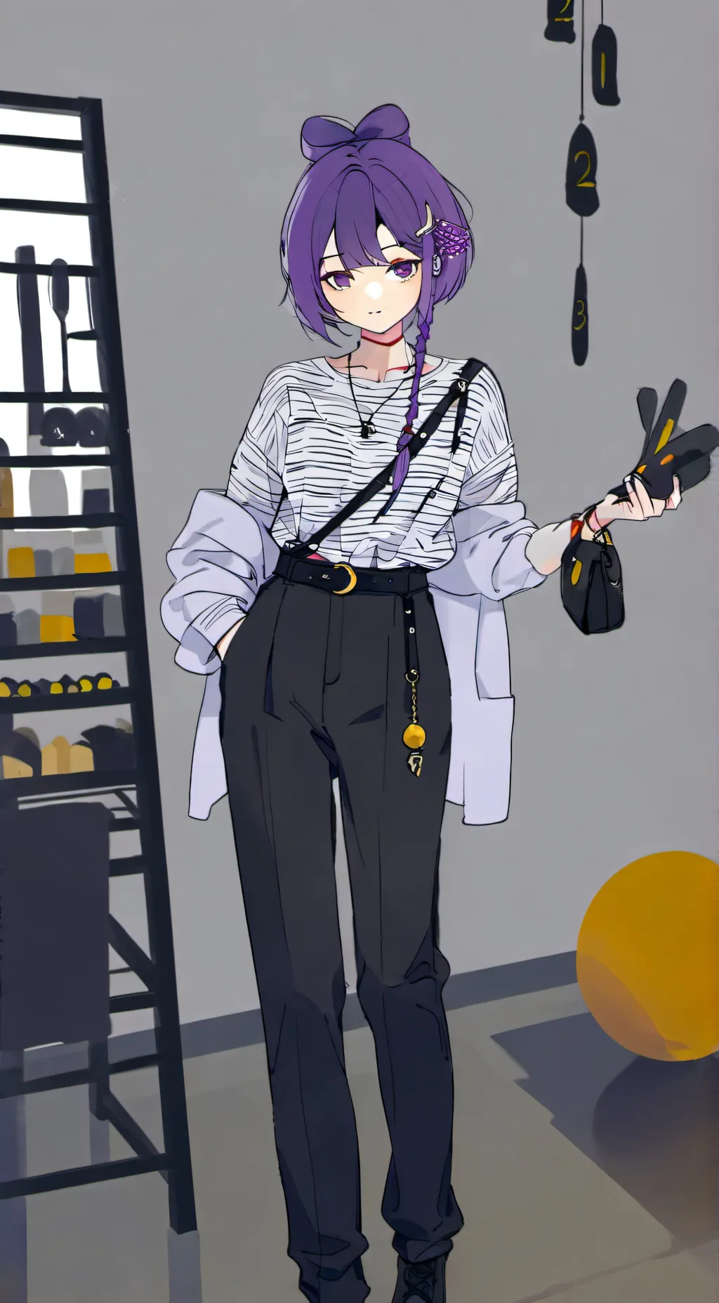 ai character: New year's eve  background