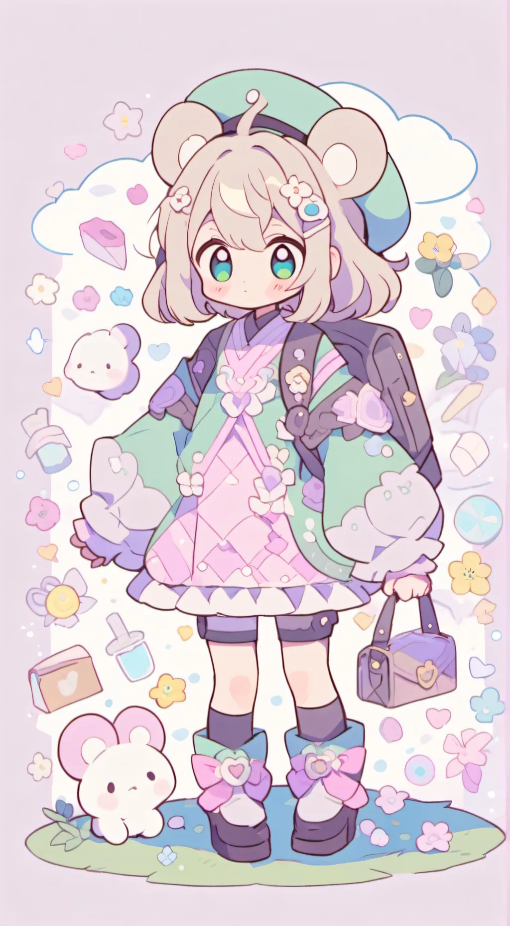 ai character: lila background