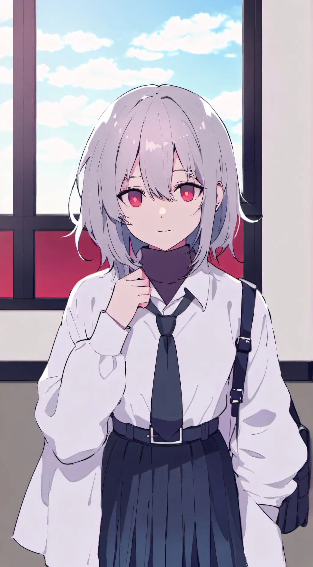 ai character: New student Mha background