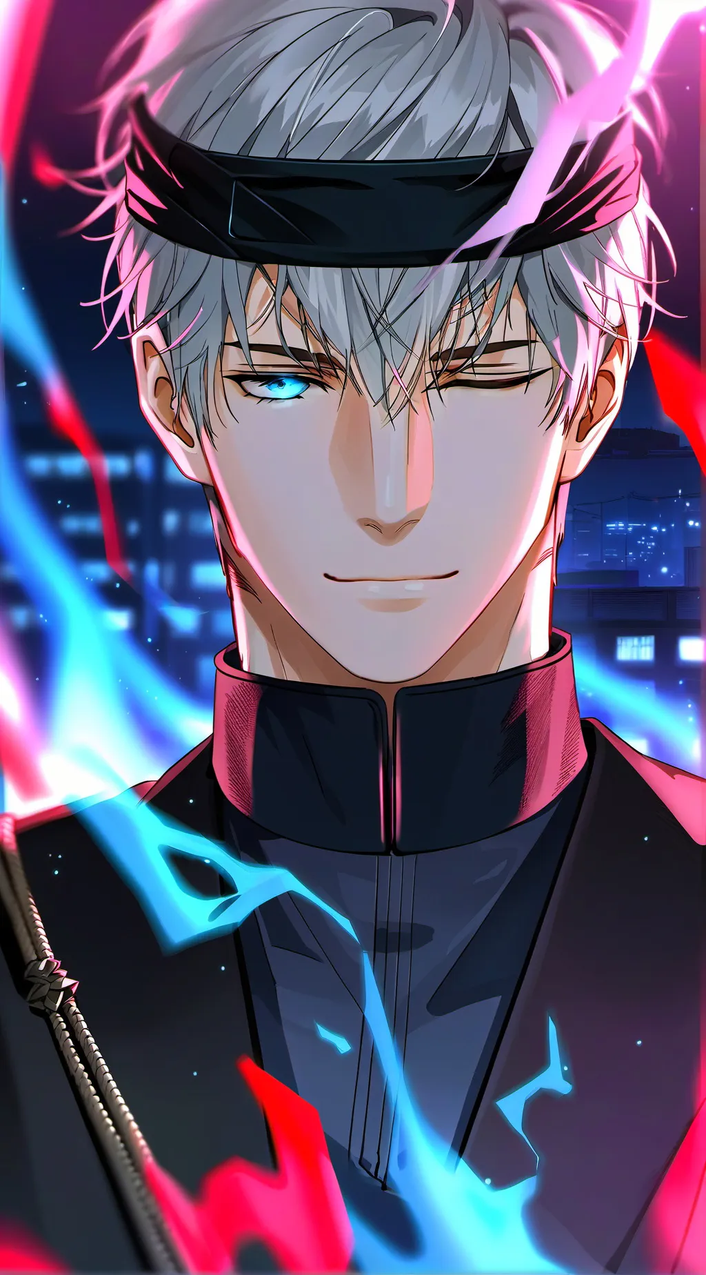 ai character: Satoru Gojo background