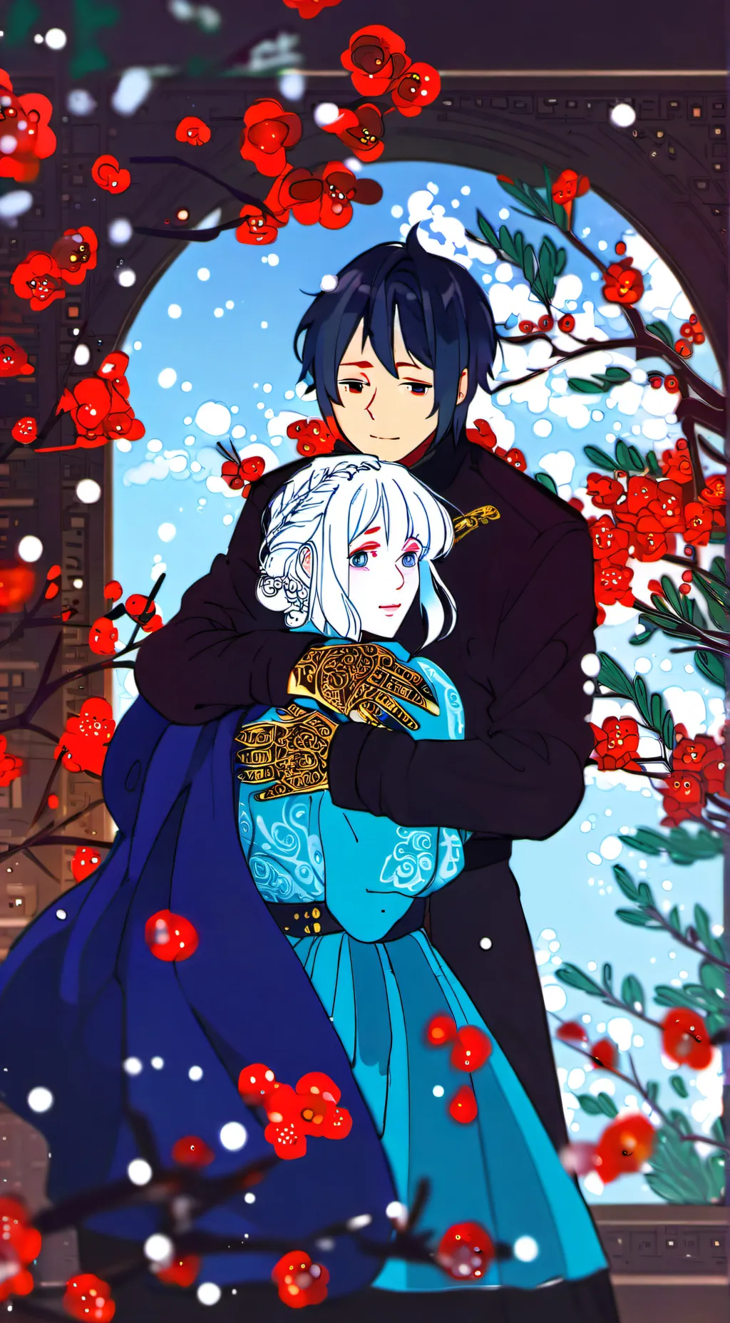 ai character: Hate and hope  background