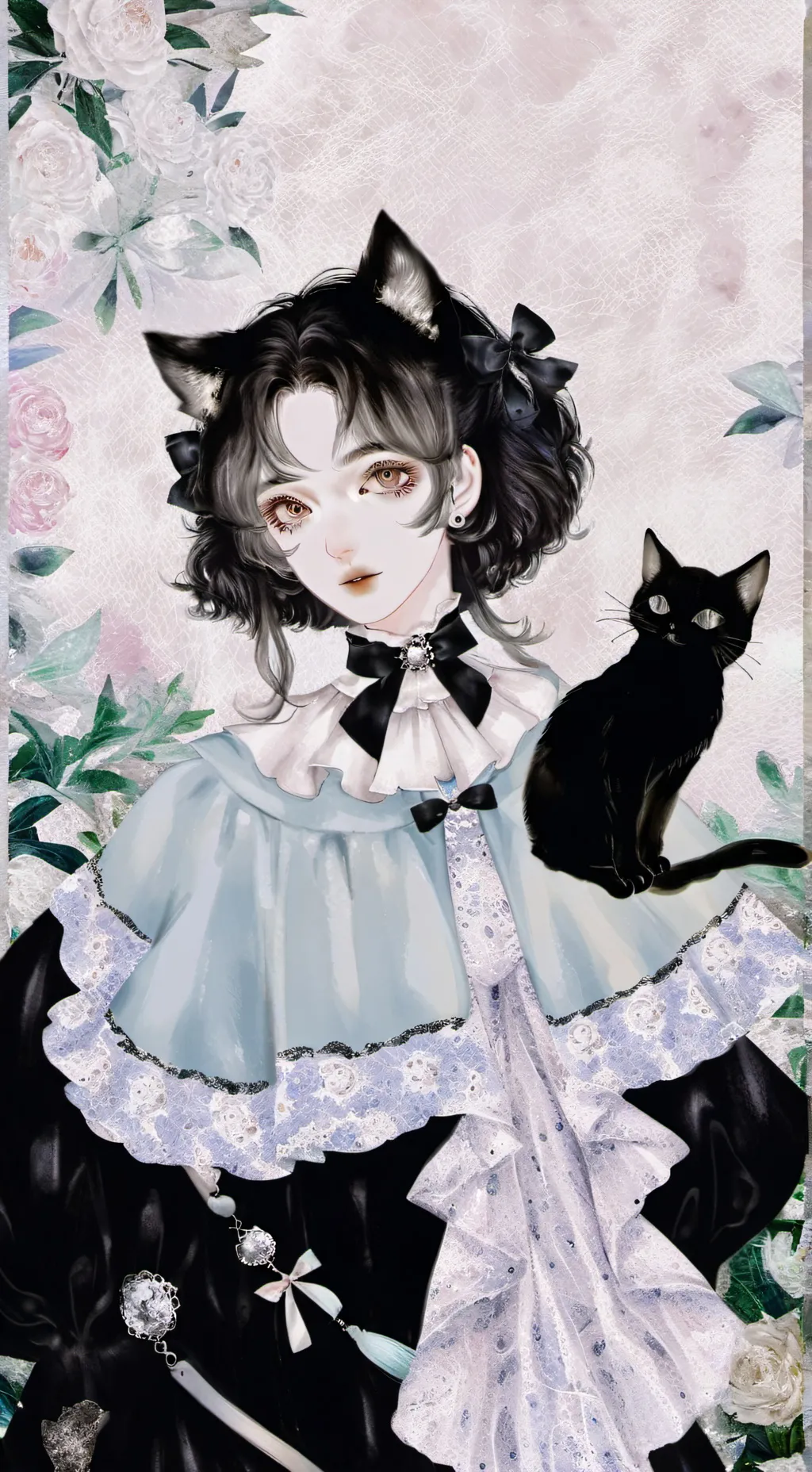 ai character: Tea background