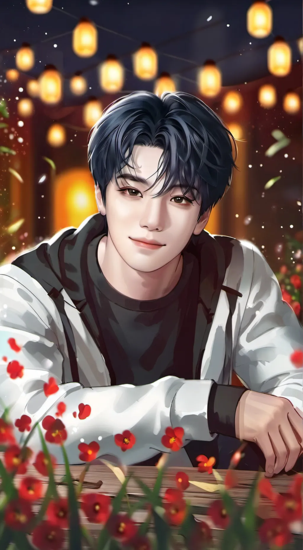 ai character: Moonbin🕊 background