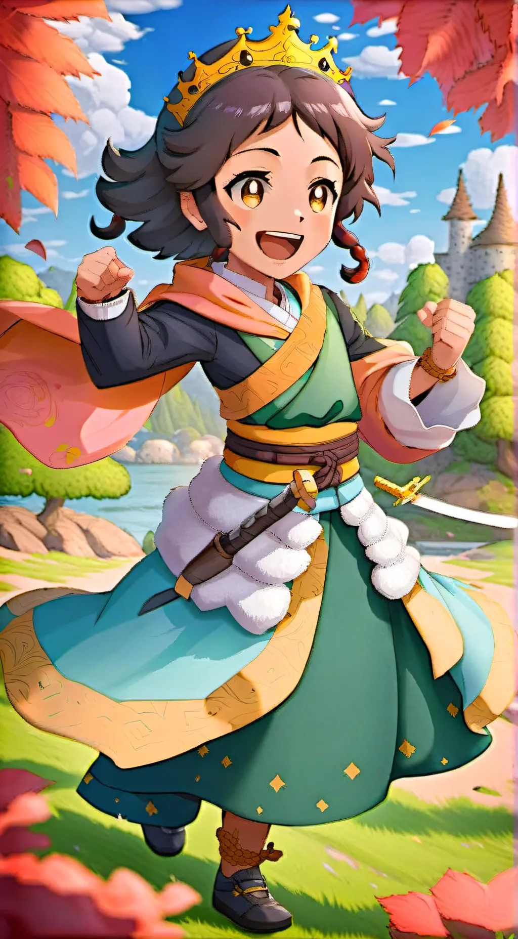 ai character: Demon slayer background