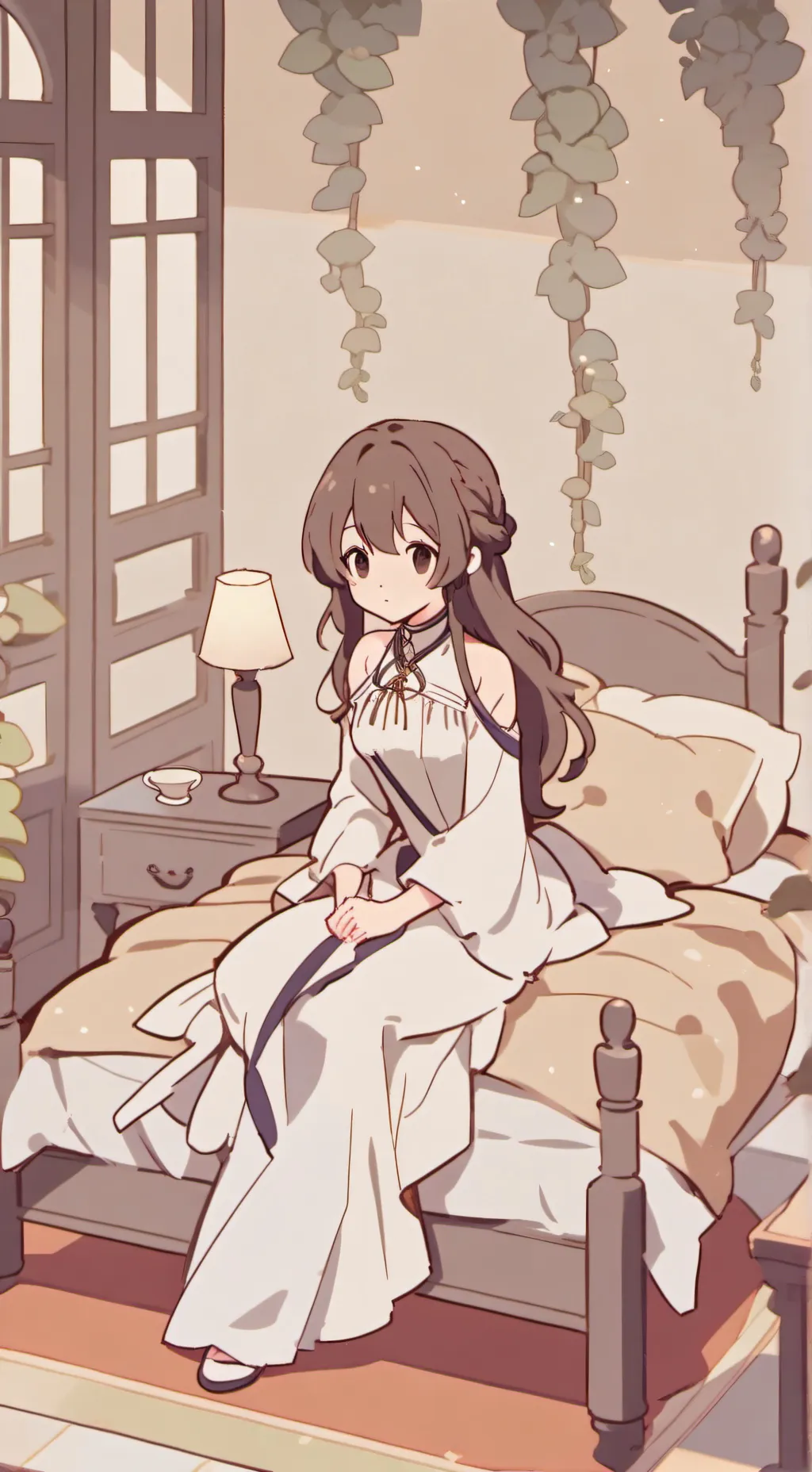 ai character: Sus girl background