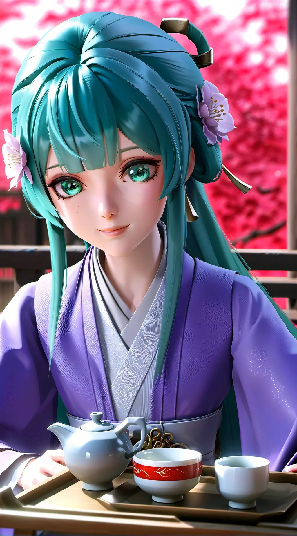 ai character: Himari background