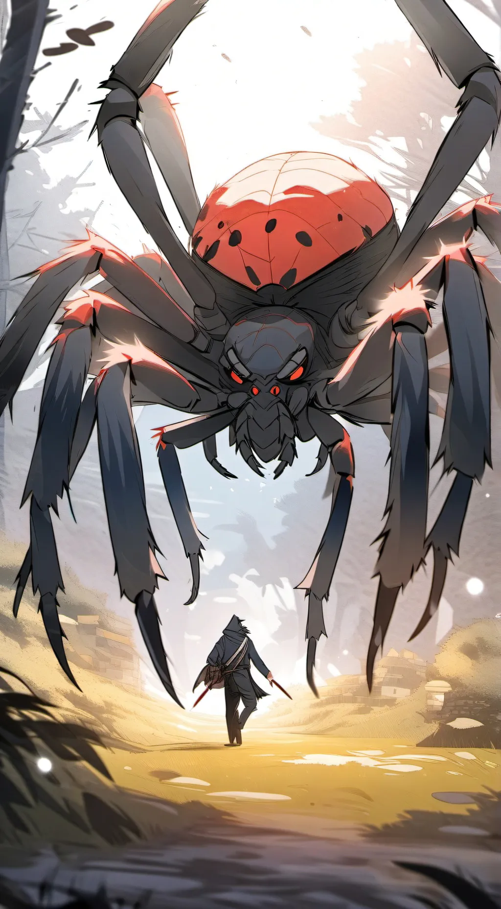 ai character: They Crawl background