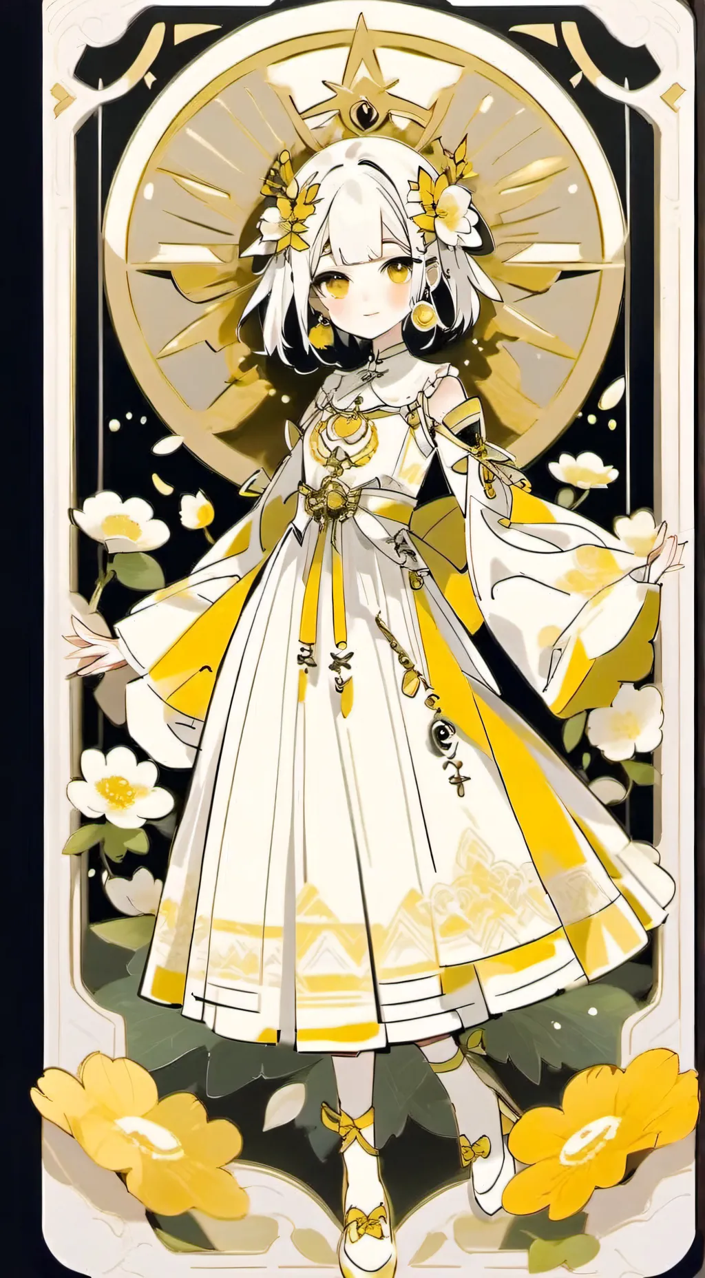 ai character: aurora background