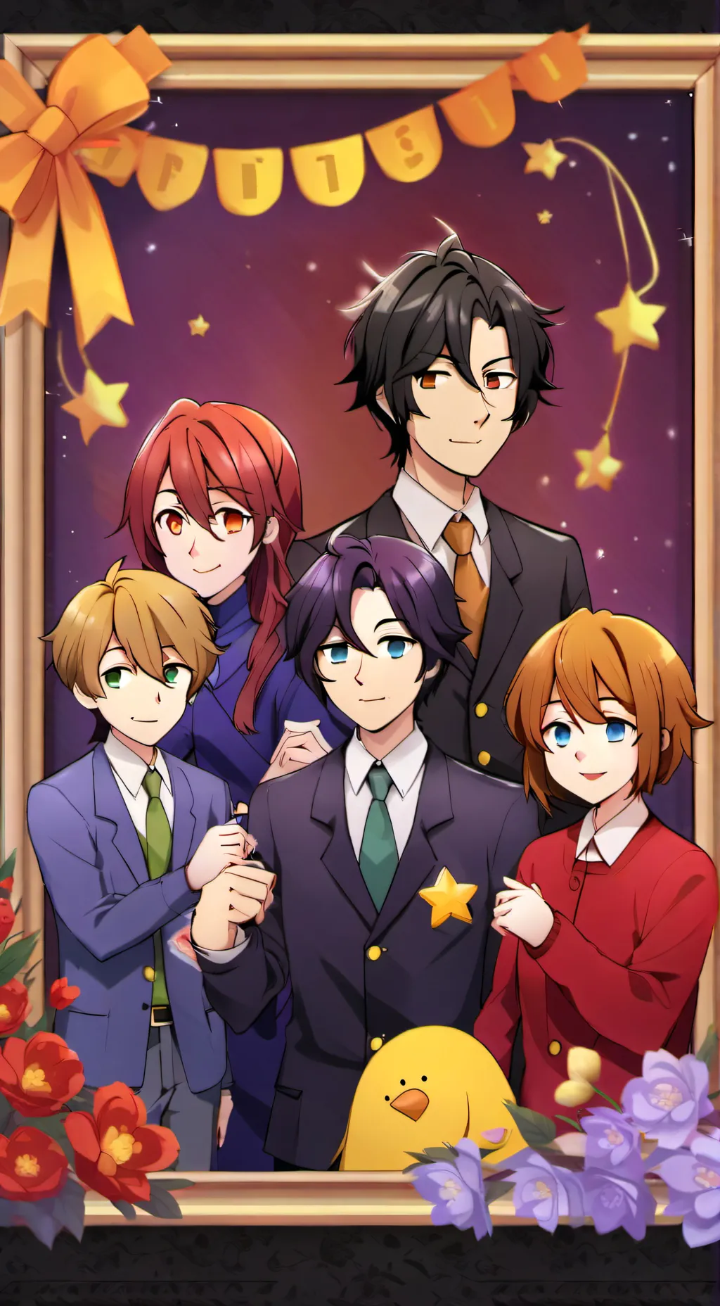 ai character: Afton family  background