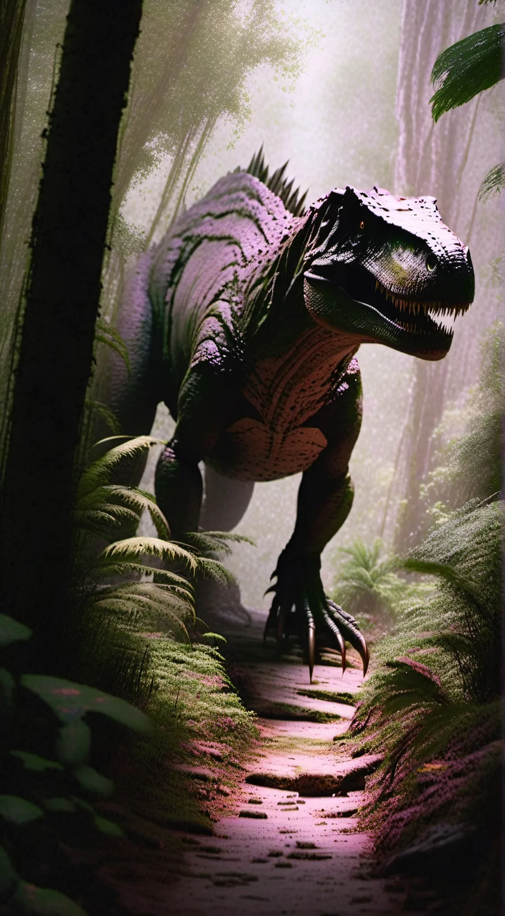 ai character: Jurassic Park background
