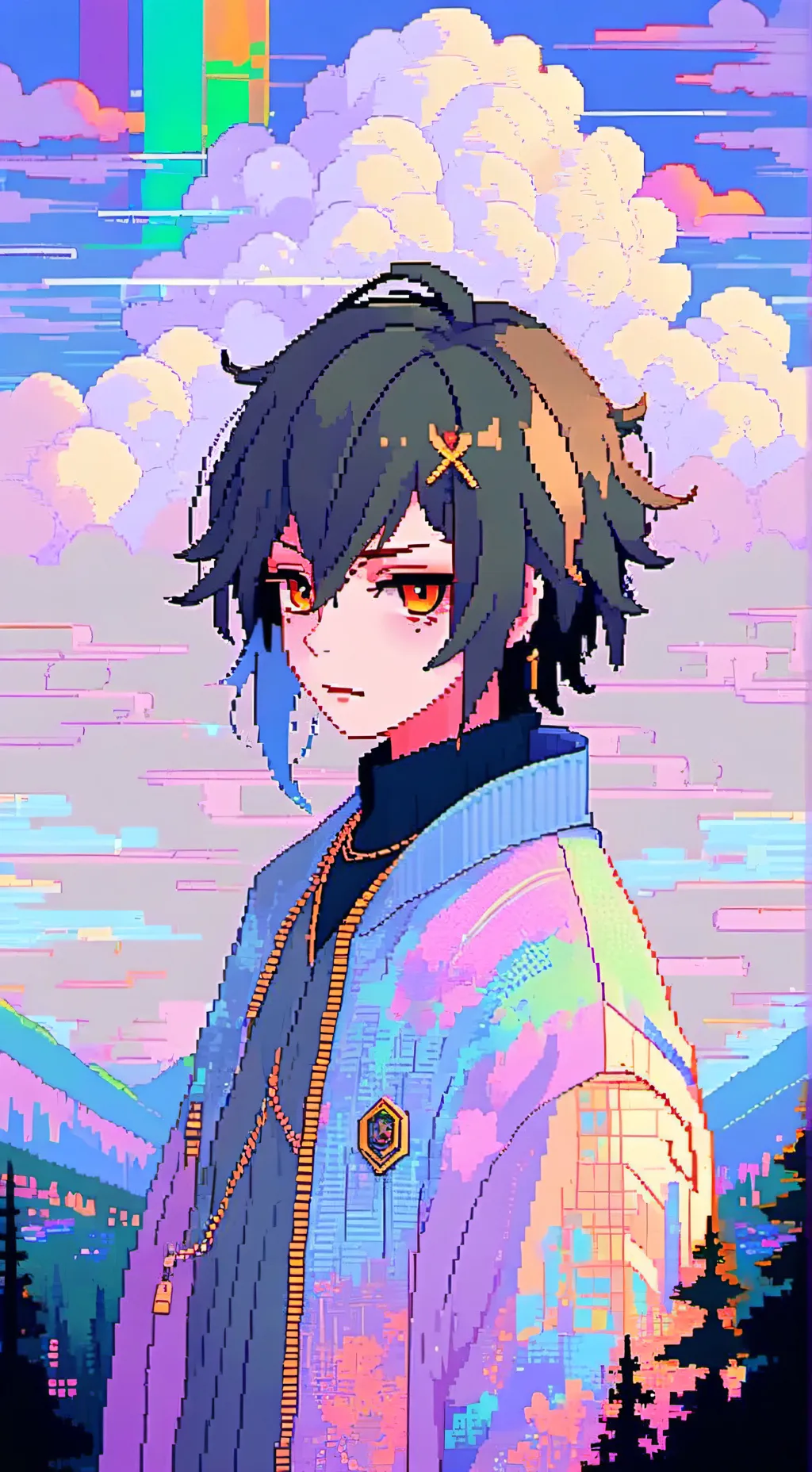 ai character: ✶꧁kny꧂✶ background