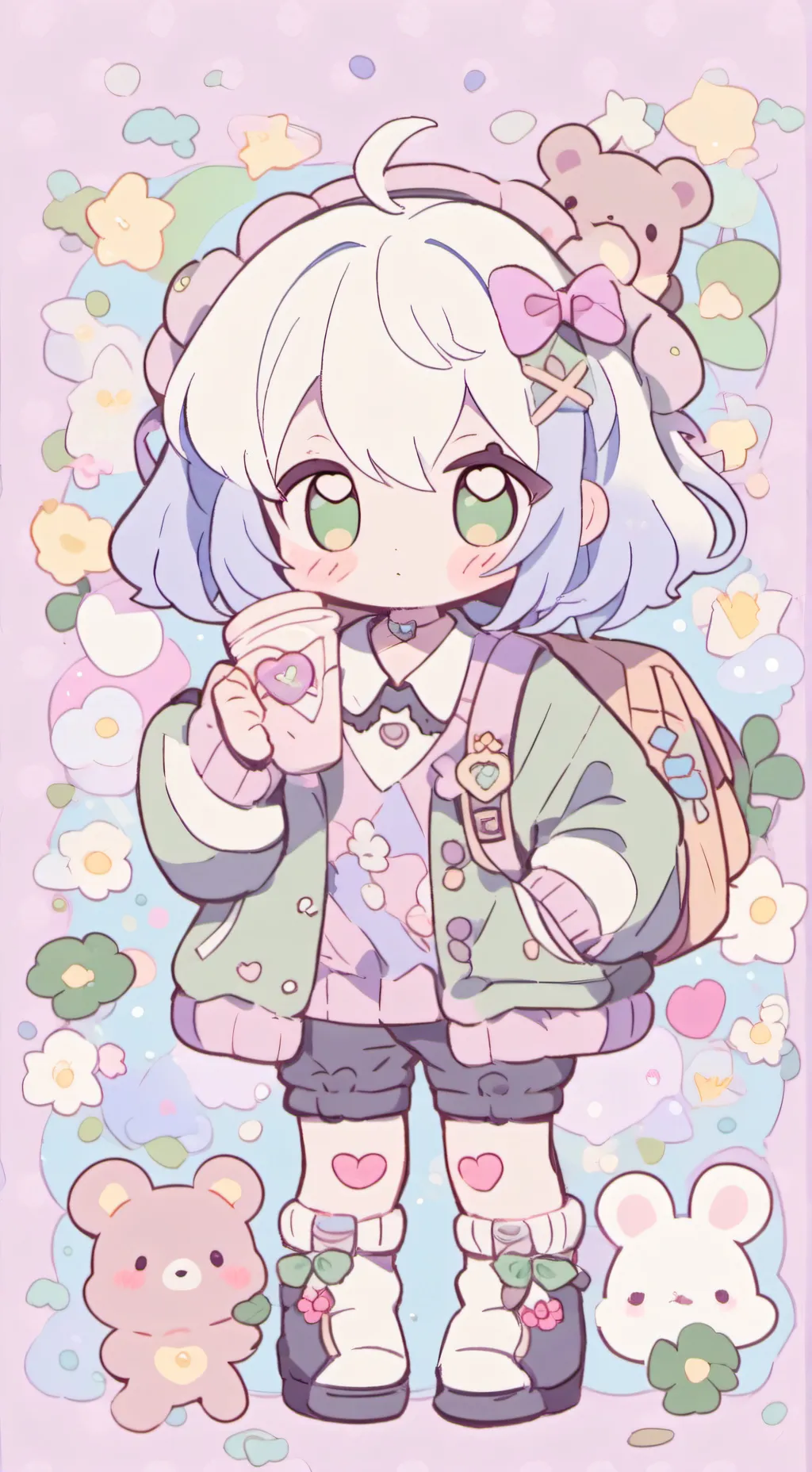 ai character: Gojo and sukuna🤓 background